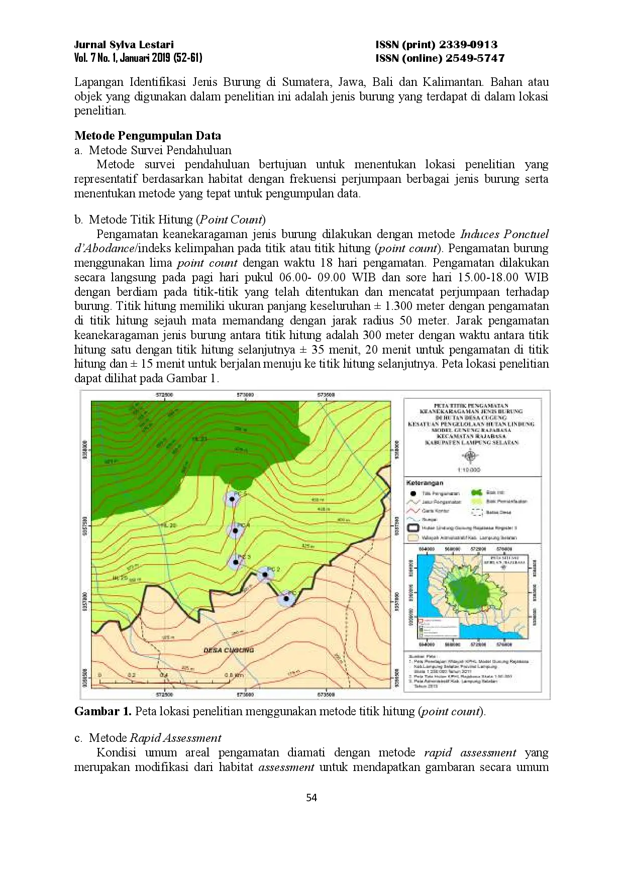 juris Status Konservasi Burung Studi Kasus di Hutan Desa Cugung Kesatuan Pengelolaan Hutan Lindung Model Rajabasa Kecamatan Rajabasa Kabupaten Lampung Selatan Bird Conservation Status Case Study in Cugun