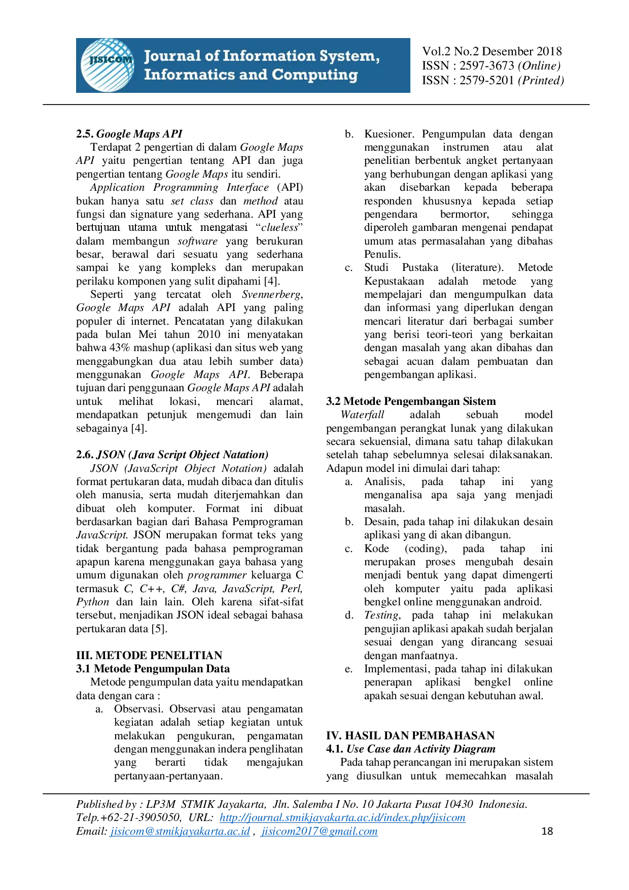 juris Aplikasi Bengkel Online Menggunakan Global Positioning System Gps Berbasis Android Pada Cv Rumah Otomotif