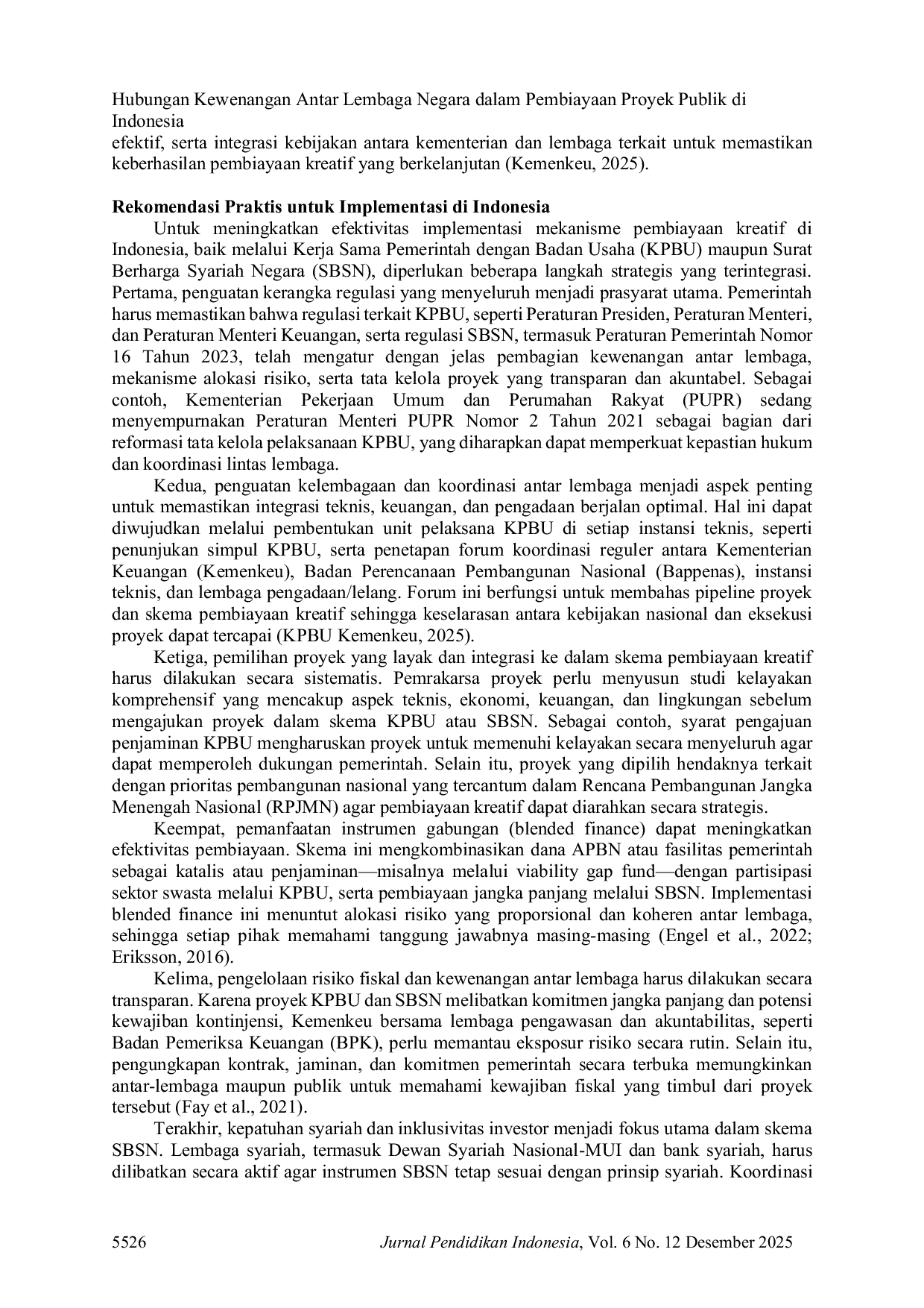 JURIS Hubungan Kewenangan Antar Lembaga Negara dalam Pembiayaan Proyek Publik di Indonesia