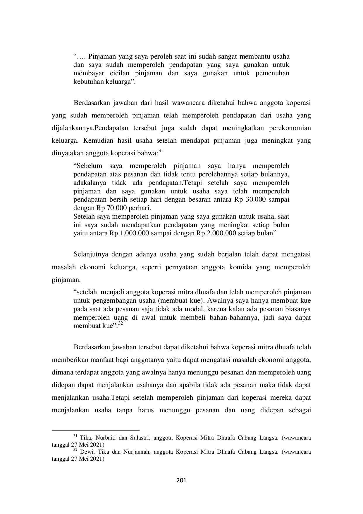 JURIS Perspektif Fiqh Tamkin dalam Peran Pemberdayaan Ekonomi oleh Koperasi Mitra Dhuafa Kota Langsa