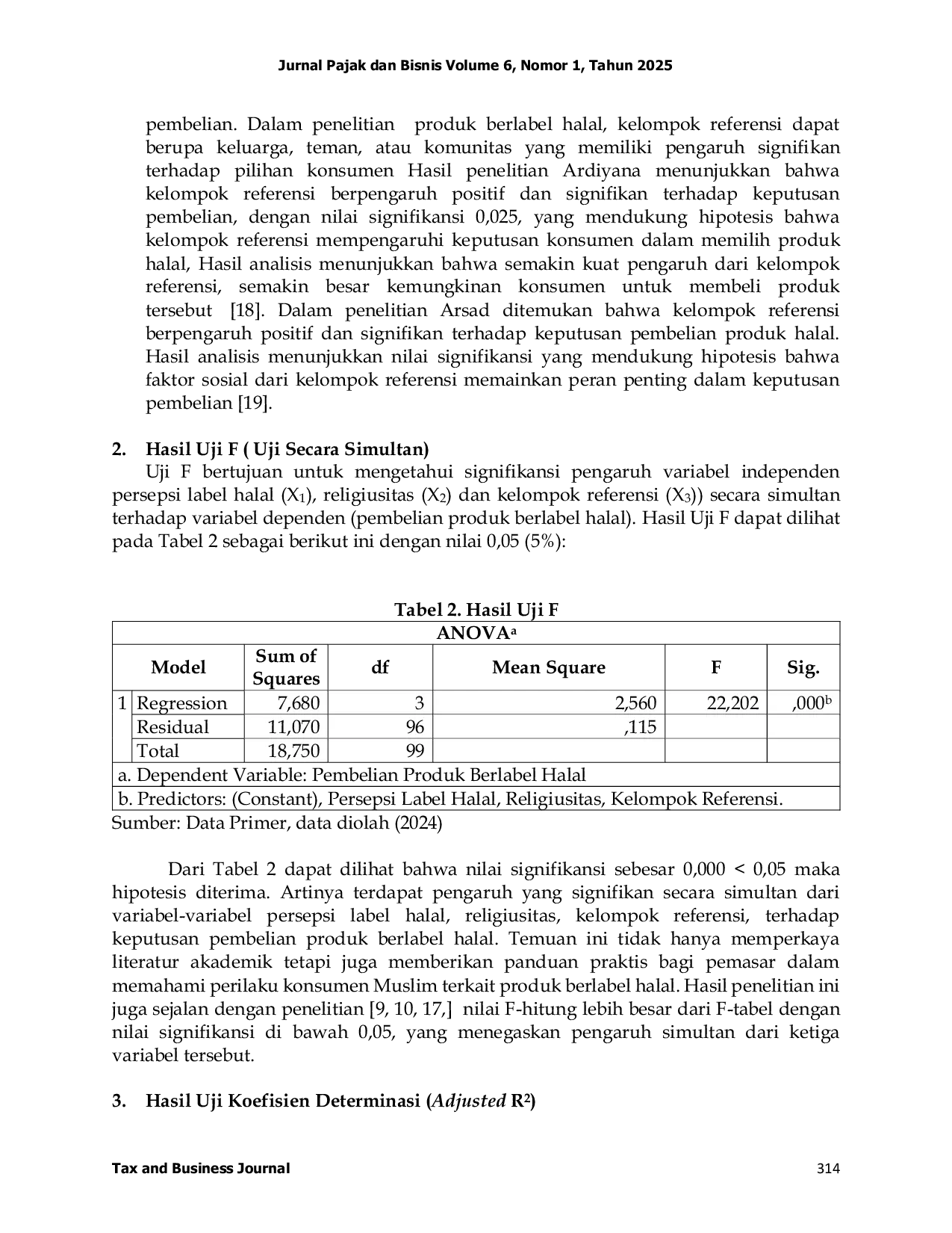 JURIS Determinasi Persepsi Label Halal Religiusitas Dan Pengaruh Kelompok Referensi Dalam Keputusan Pembelian Produk Berlabel Halal Di Kota Langsa