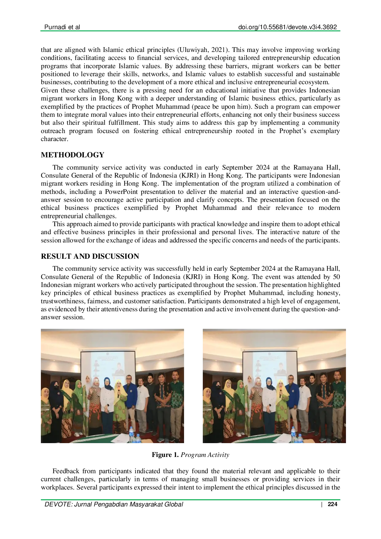 JURIS The Example of Prophet Muhammad as a Business Guide An Islamic Solution for Indonesian Migrant Workers in Hong Kong