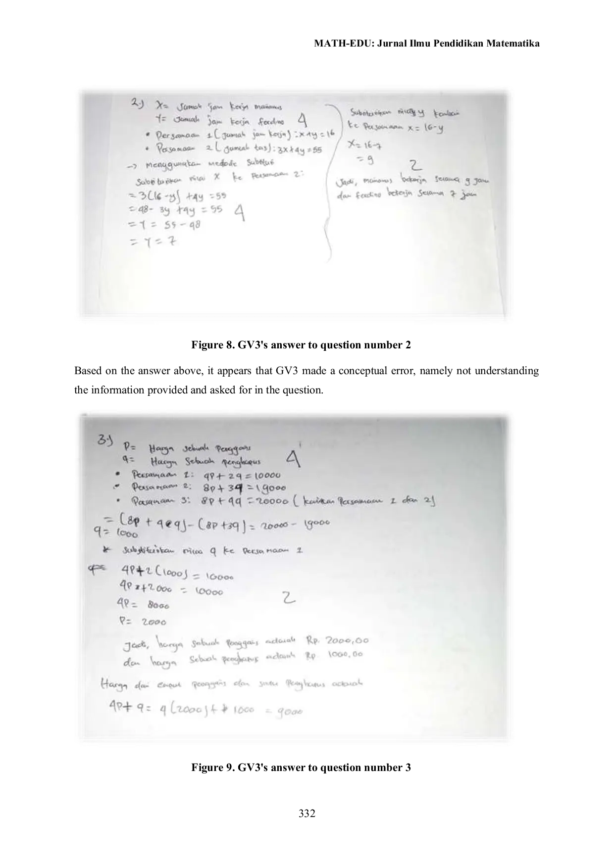 JURIS Analysis of Student Errors in Solving SPLDV Story Problems Based on Visual Learning Styles
