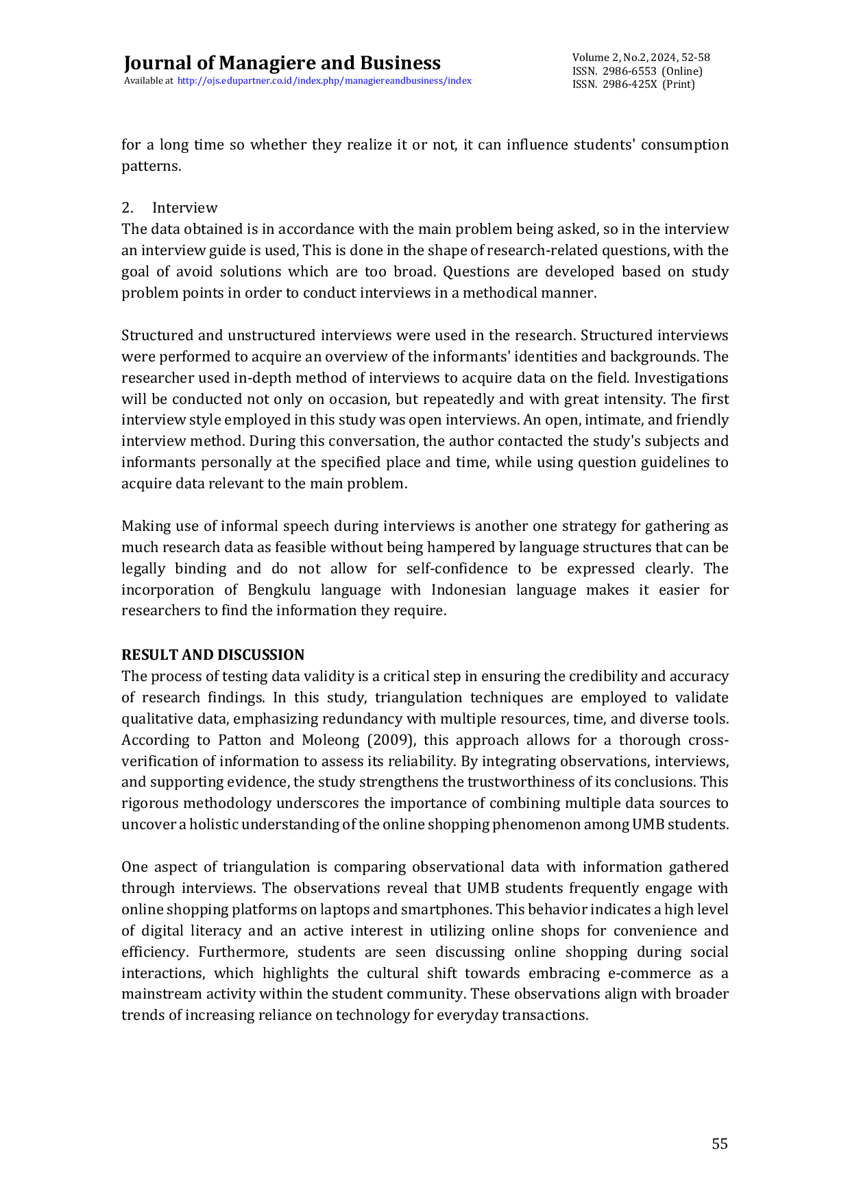 JURIS The Impact Of Technology On Online Reviews And Ratings Among Muhammadiyah University Students
