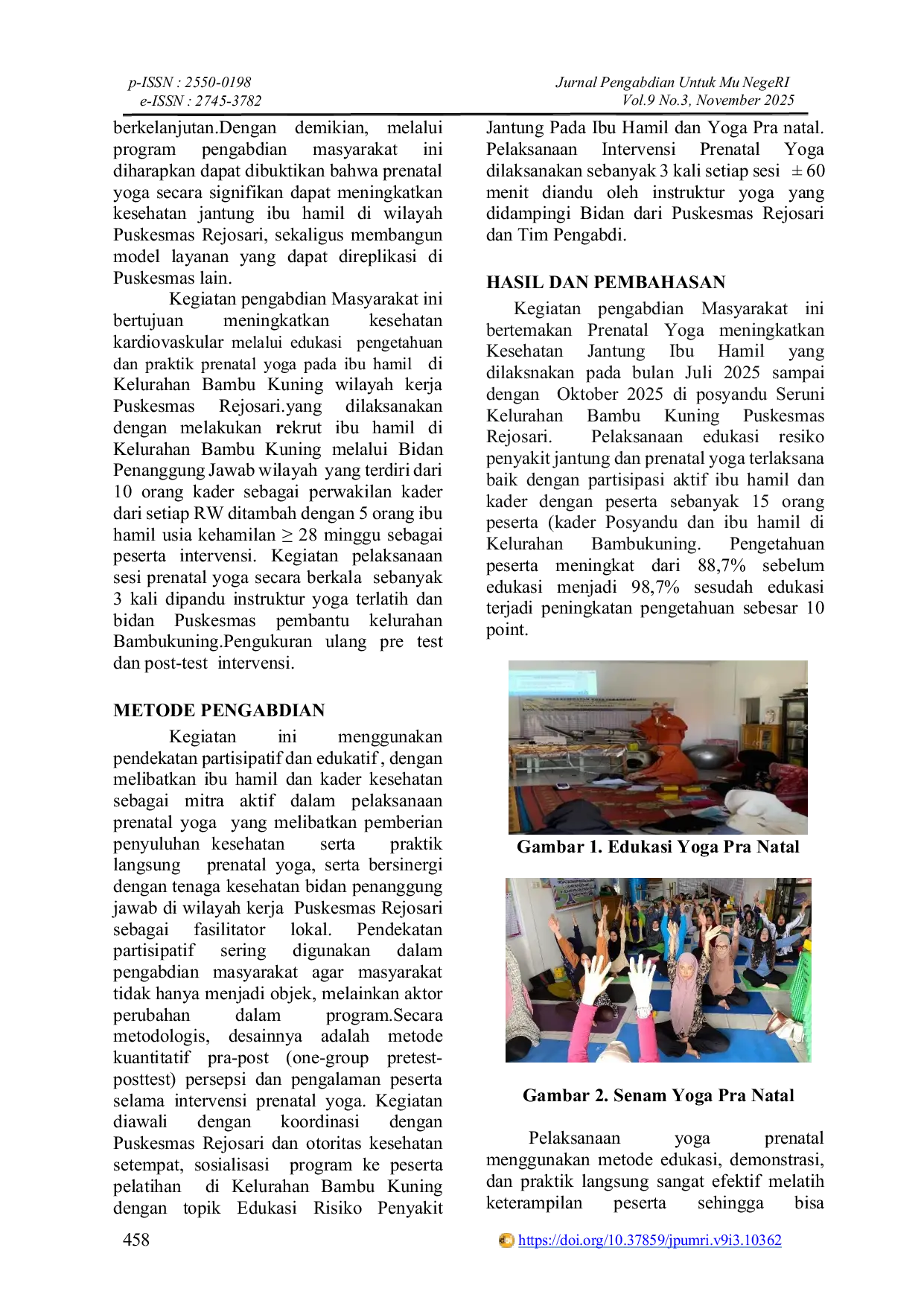 JURIS Prenatal Yoga Meningkatkan Kesehatan Jantung Ibu Hamil