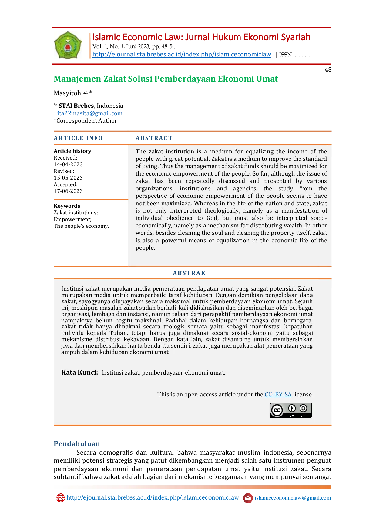 JURIS Manajemen Zakat Solusi Pemberdayaan Ekonomi Umat