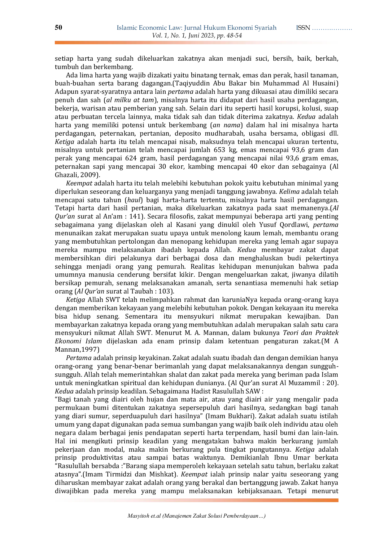 JURIS Manajemen Zakat Solusi Pemberdayaan Ekonomi Umat