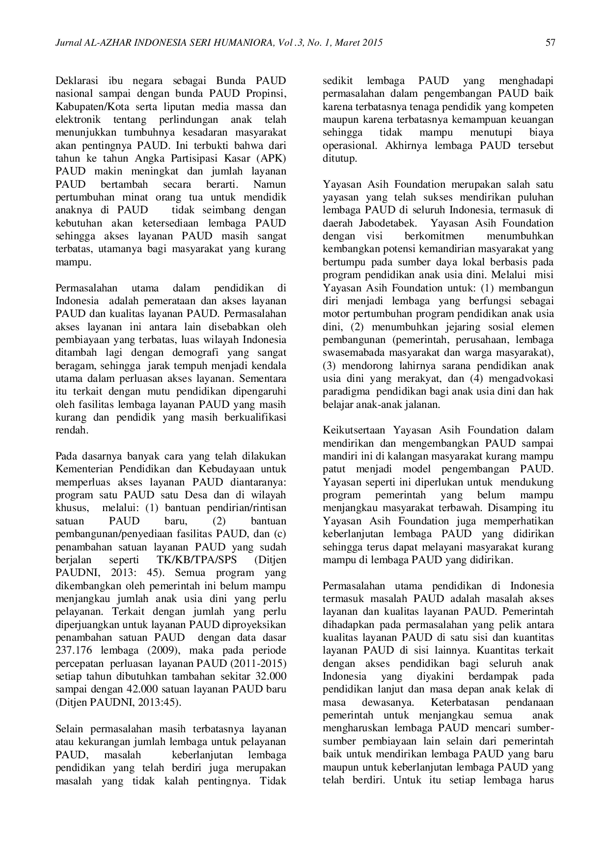 JURIS Strategi Pemberdayaan Masyarakat dalam Pendirian Lembaga PAUD