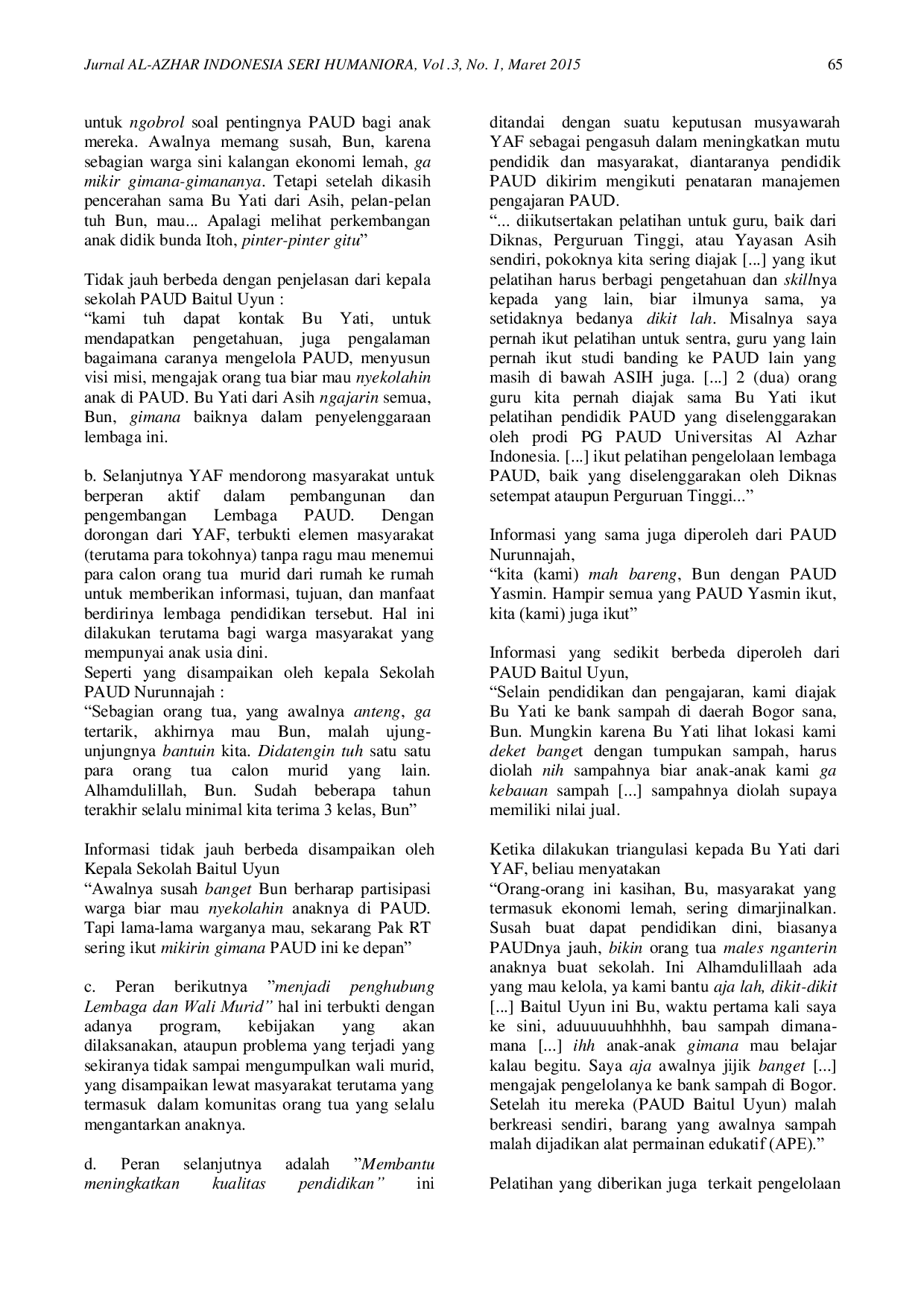 JURIS Strategi Pemberdayaan Masyarakat dalam Pendirian Lembaga PAUD