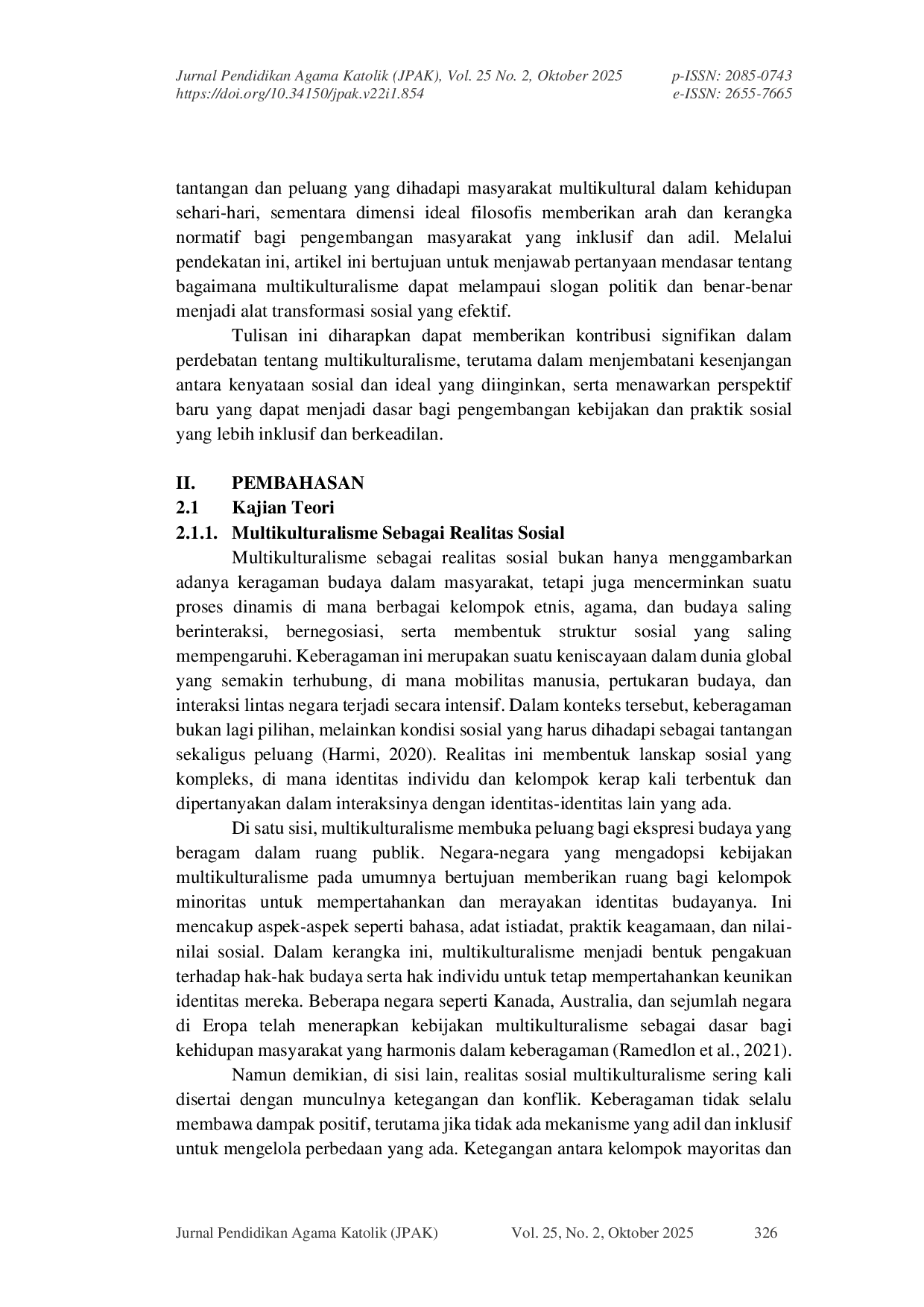 JURIS Multikulturalisme Sebagai Wacana Kritical Antara Realitas Sosial Dan Ideal Filosofis