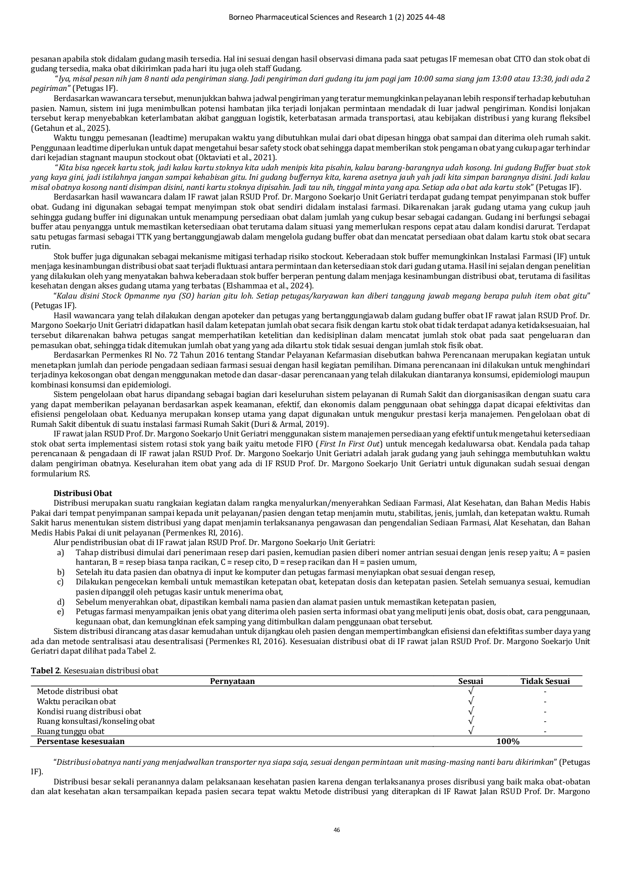 JURIS Evaluasi Pengelolaan Obat di IF RSUD Prof Dr Margono Soekarjo Unit Geriatri