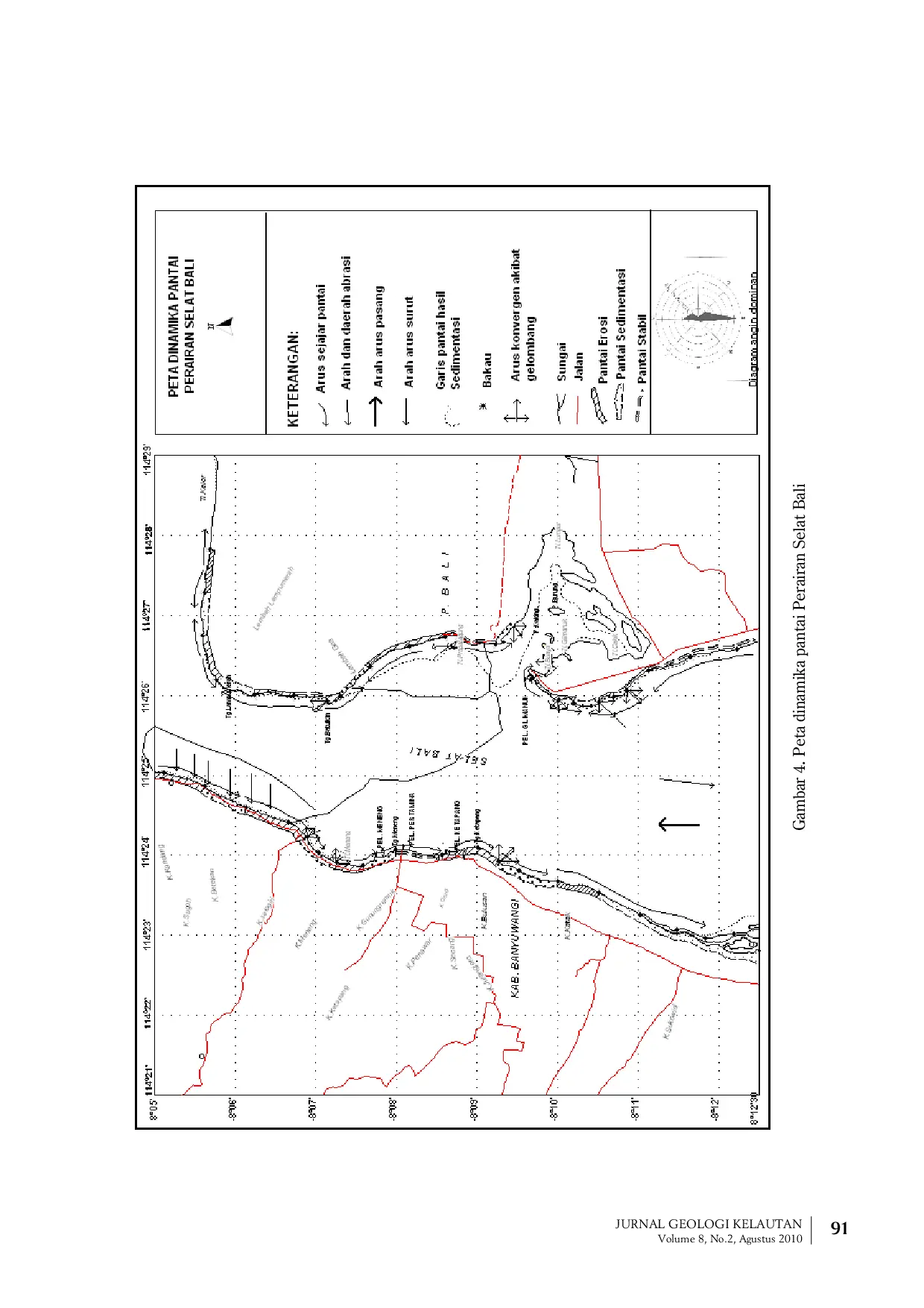 JURIS Proses Sedimentasi Dan Erosi Pengaruhnya Terhadap Pelabuhan Sepanjang Pantai Bagian Barat Dan Bagian Timur Selat Bali