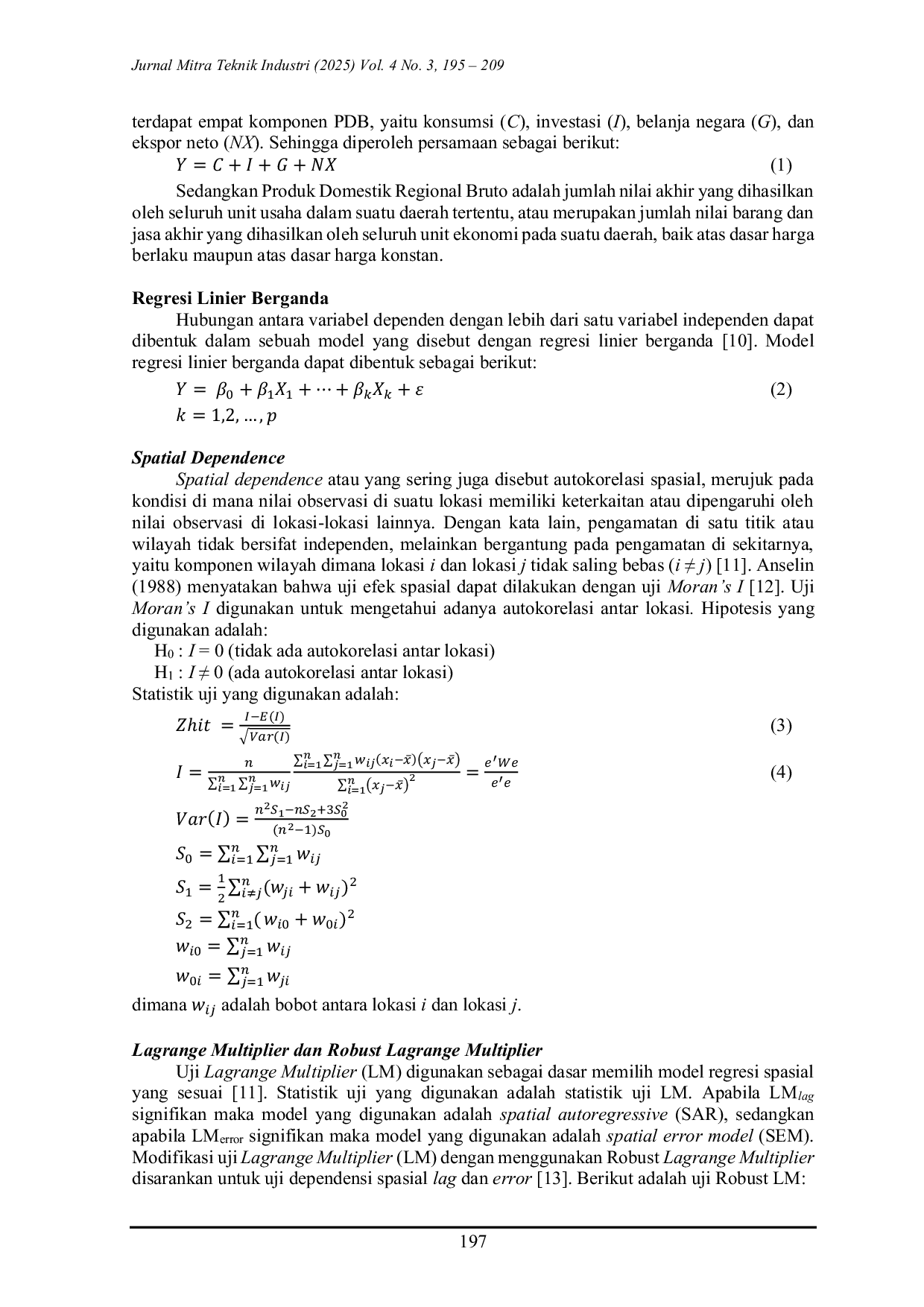 JURIS Analisis Pengaruh Angkatan Kerja Dan Lembaga Pelatihan Kerja Terhadap Produk Domestik Regional Bruto Kabupaten Kota Di Jawa Timur