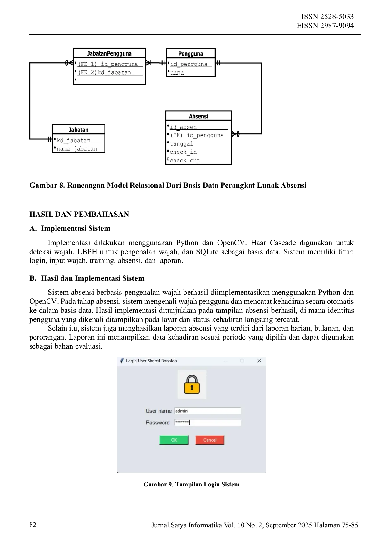 JURIS Pengembangan Prototype Sistem Pengenalan Wajah Real Time Berbasis Python Dan Opencv