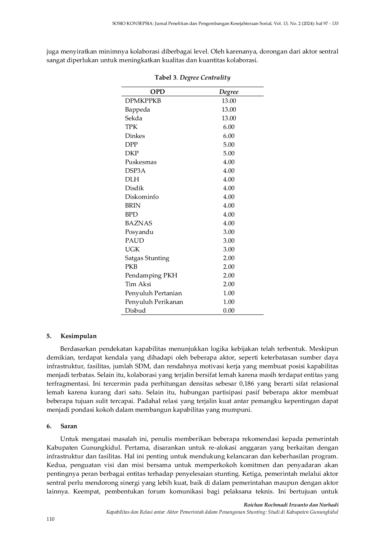 JURIS Kapabilitas dan Relasi Antar Aktor Pemerintah Dalam Penanganan Stunting Studi di Kabupaten Gunungkidul