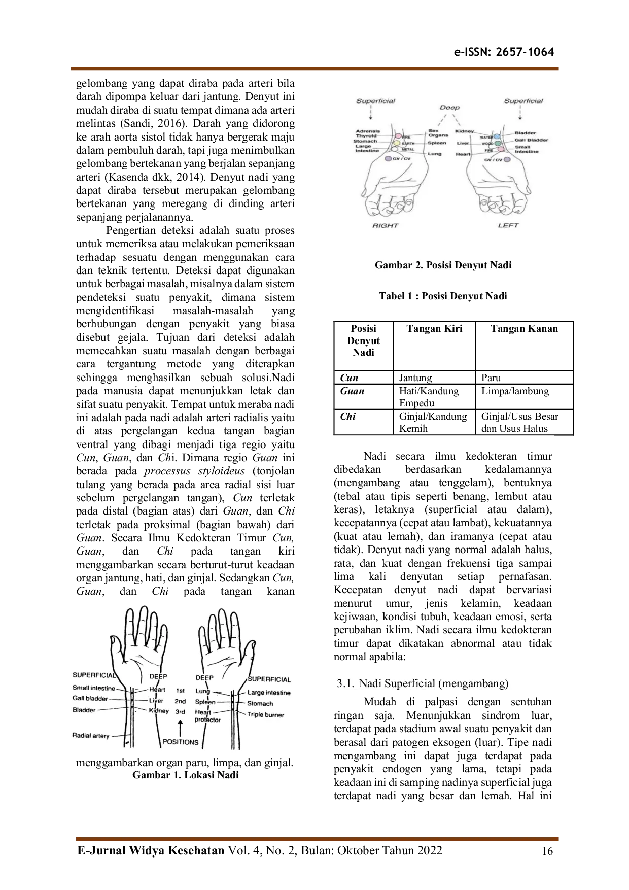 JURIS Nadi Pariksha Deteksi Penyakit Dalam Ilmu Kedokteran Timur