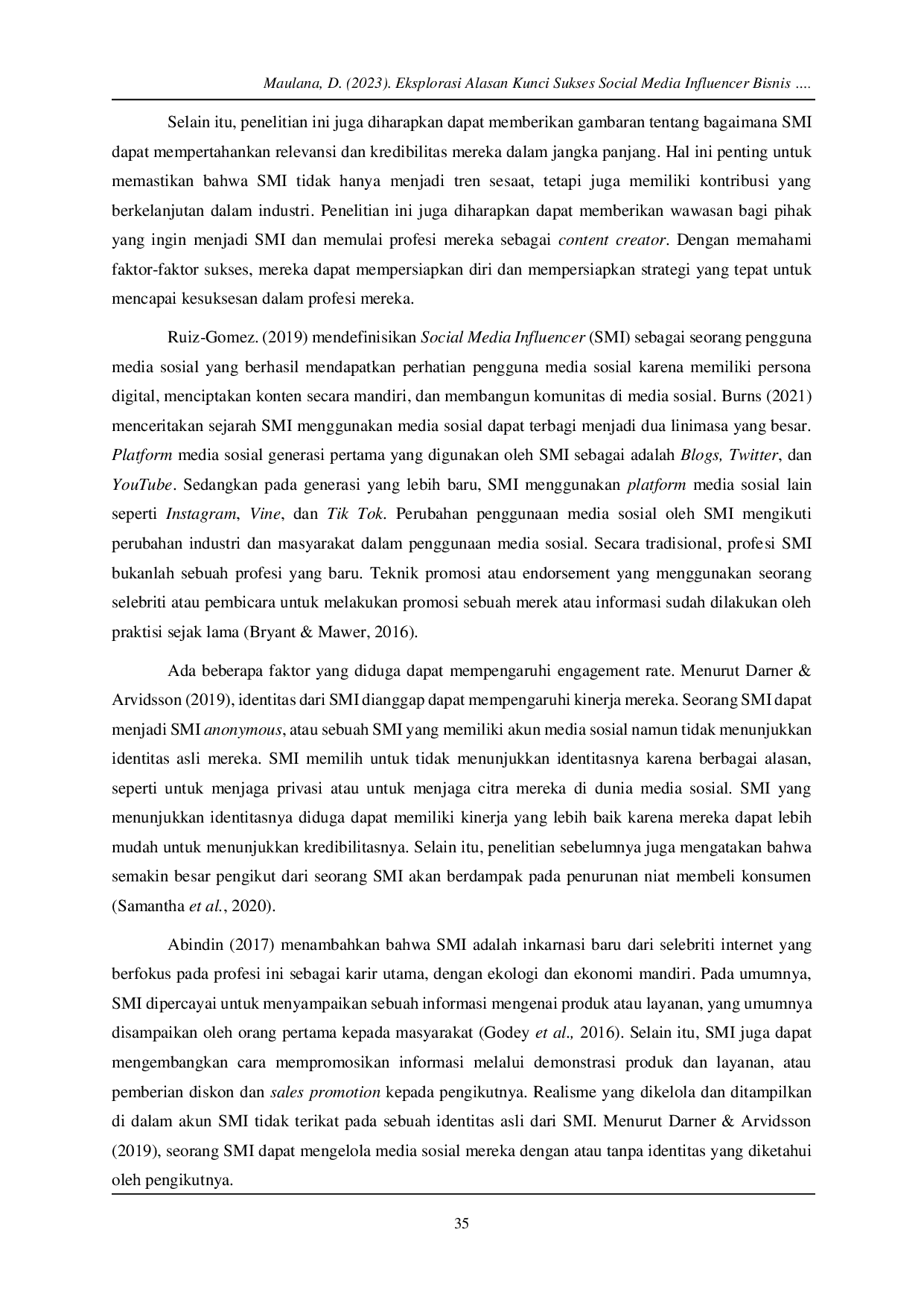 JURIS Eksplorasi Alasan Kunci Sukses Social Media Influencer Bisnis dan Pemasaran di Indonesia