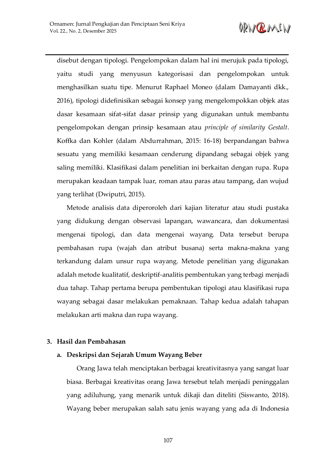 JURIS Kajian Visual Wayang Beber Koleksi Museum Wayang Banyumas