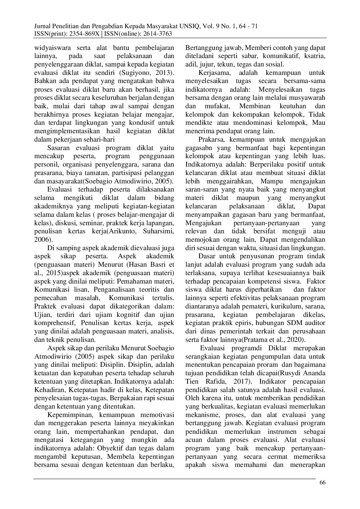 juris Analisis Kebutuhan Pengembangan Instrumen Evaluasi Program Diklat Pemberdayaan Masyarakat Sistem Manajemen Berbasis Android