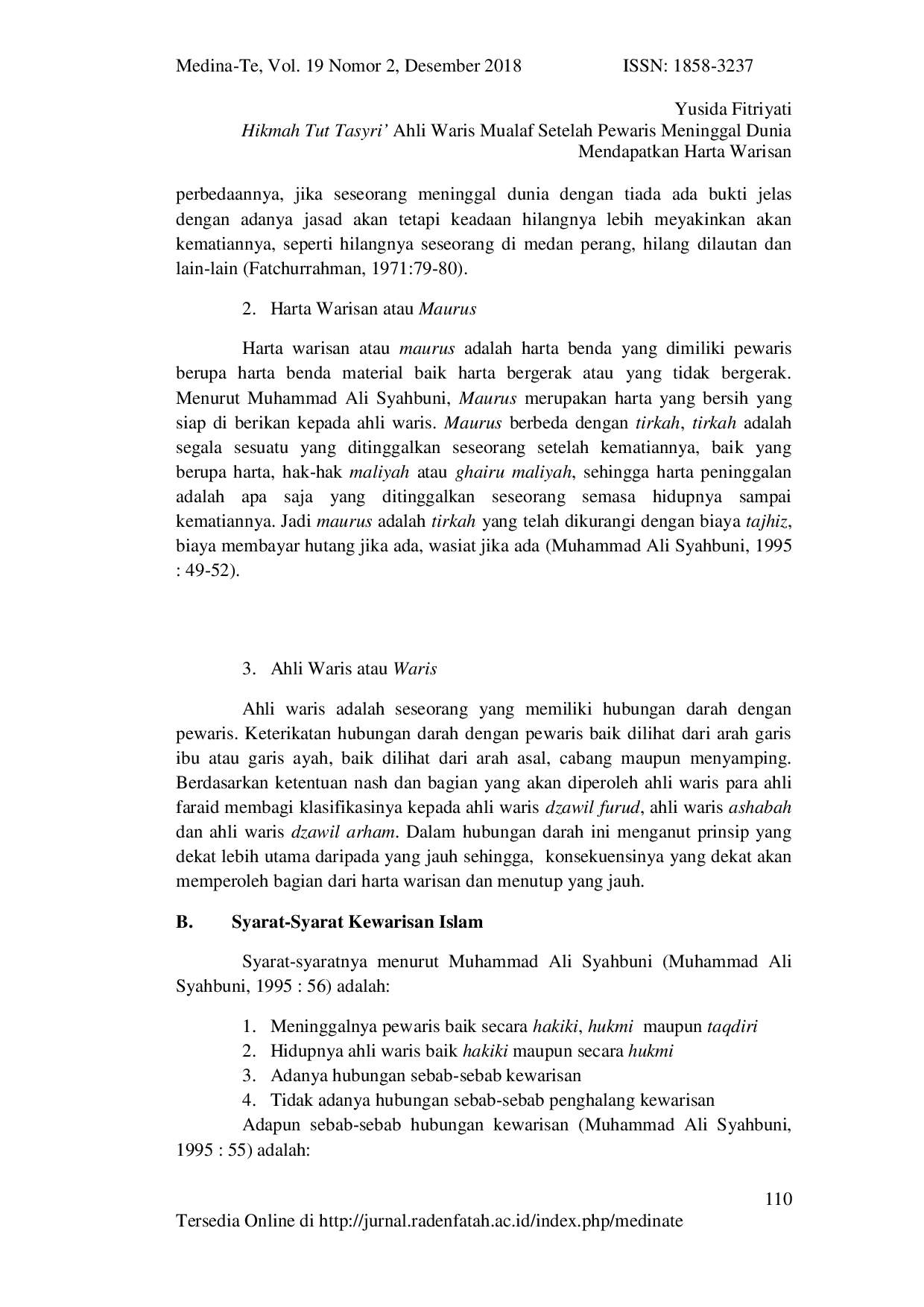 JURIS Hikmah Tut Tasyri Ahli Waris Mualaf Setelah Pewaris Meninggal Dunia Mendapatkan Harta Warisan