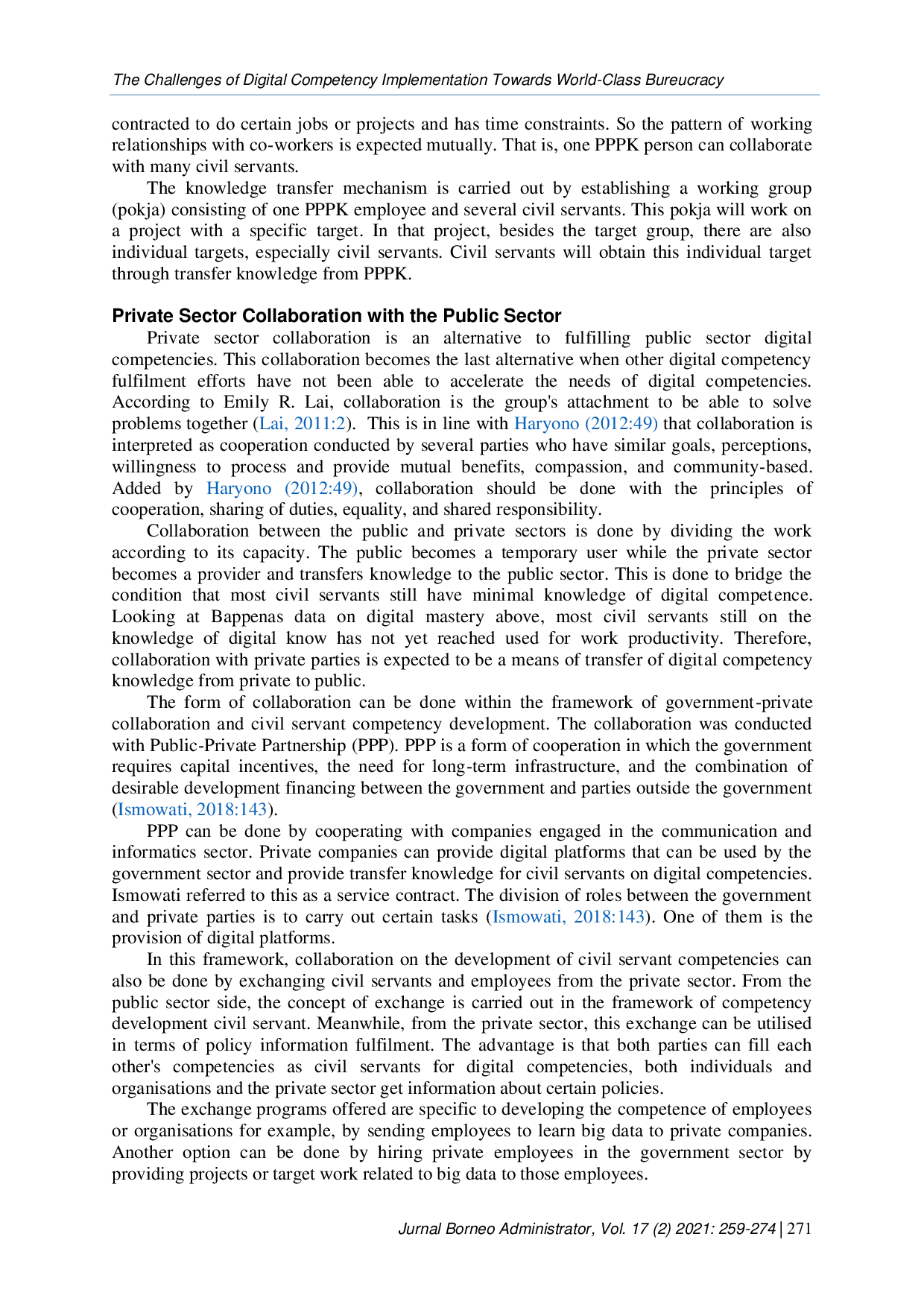 JURIS The Challenges of Digital Competency Implementation Towards World Class Bureaucracy