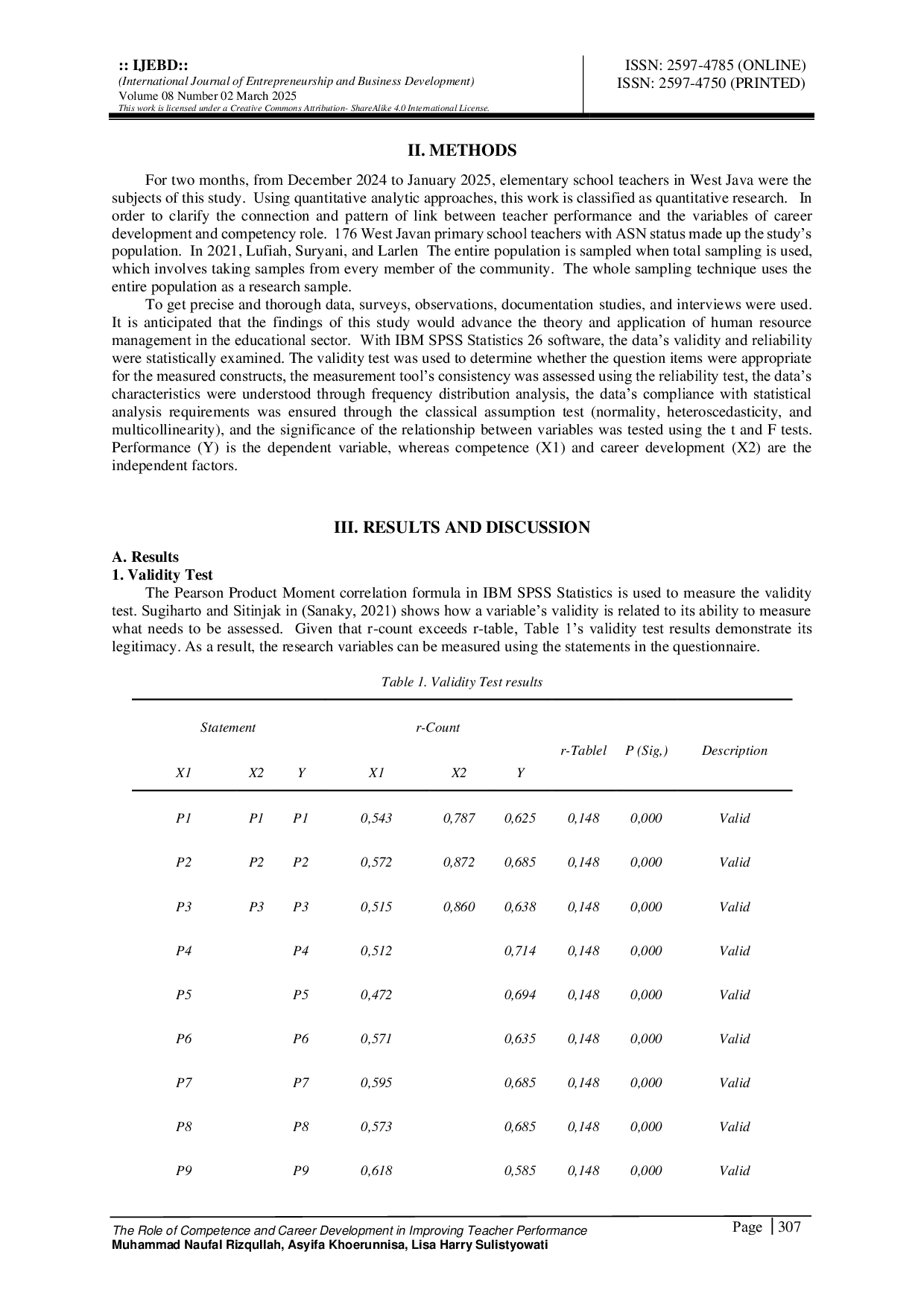 JURIS The Role Of Competence And Career Development In Improving Teacher Performance