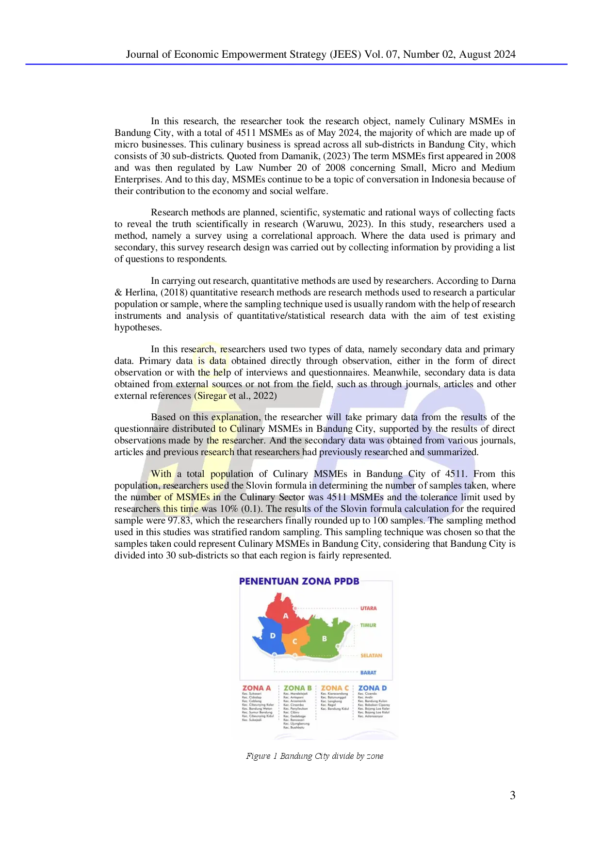 juris THE INFLUENCE OF ENTREPRENEURS ORIENTATION AND PRODUCT INOVATION ON COMPETITIVE ADVANTAGE OF CULINARY MSMEs IN BANDUNG CITY