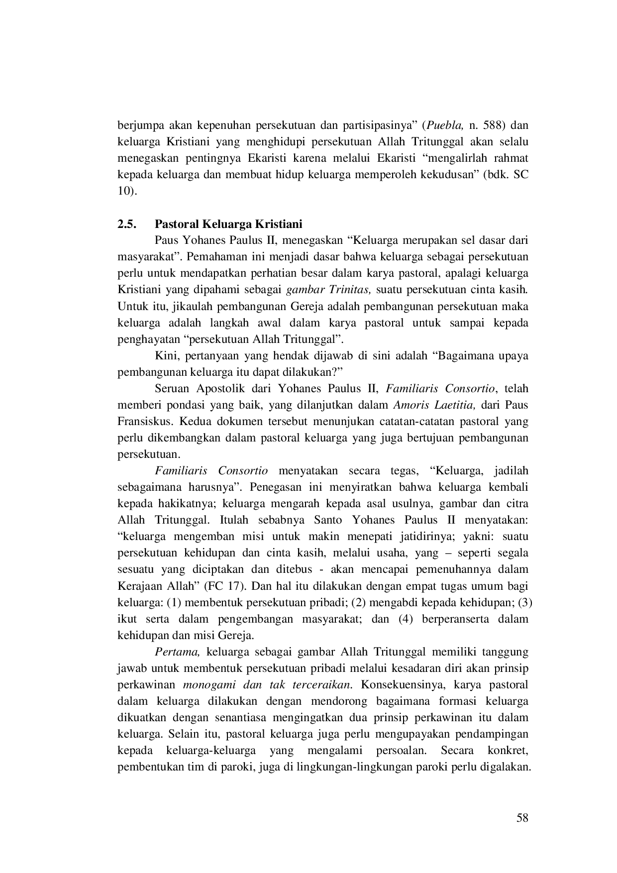 JURIS Bersekutu Dalam Allah Tritunggal Dimulai Dalam Kehidupan Keluarga Kristiani