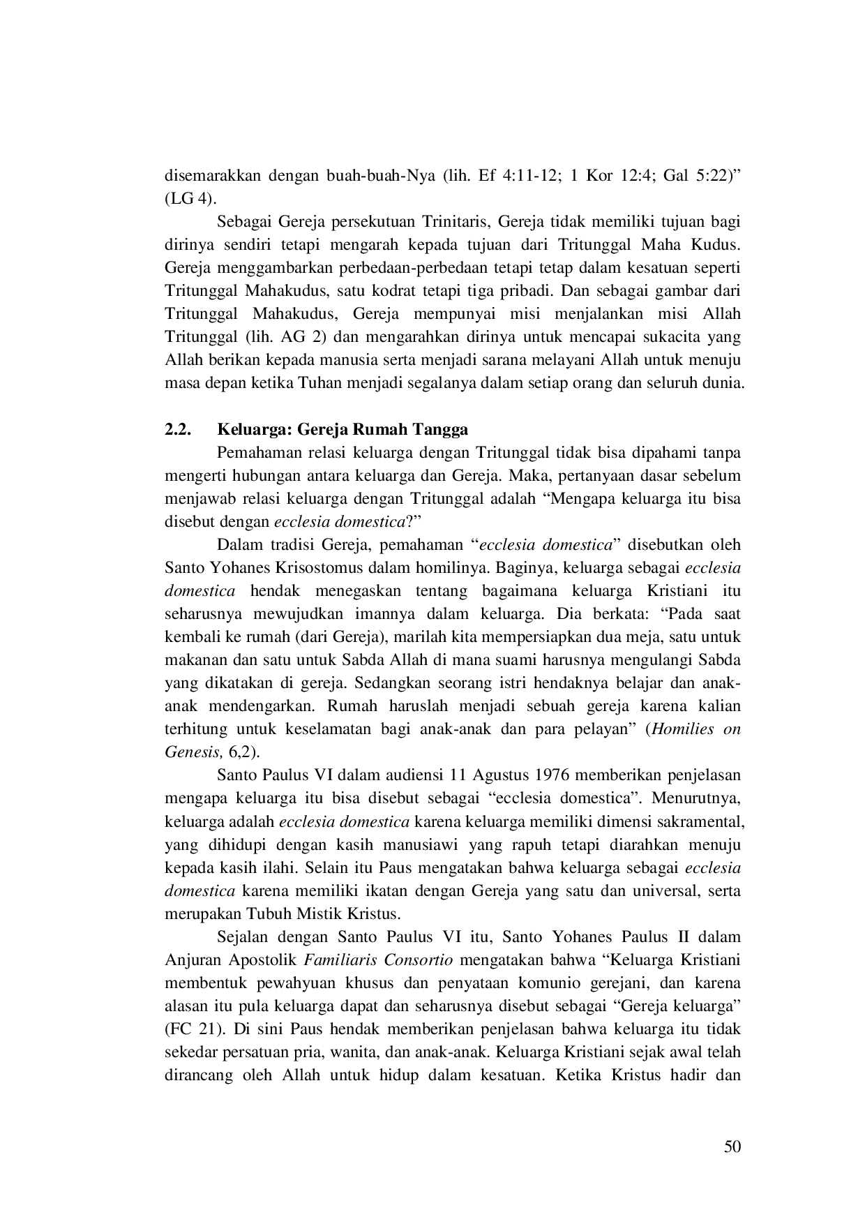 JURIS Bersekutu Dalam Allah Tritunggal Dimulai Dalam Kehidupan Keluarga Kristiani