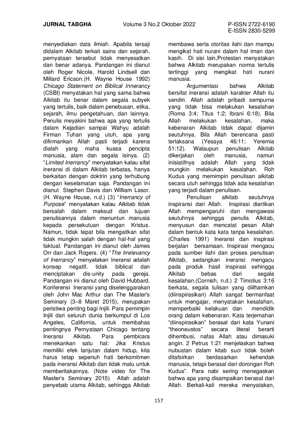 JURIS Relevansi Ineransi Kitab Yoel 2 28 32 Terhadap Nubuatan Masa Kini