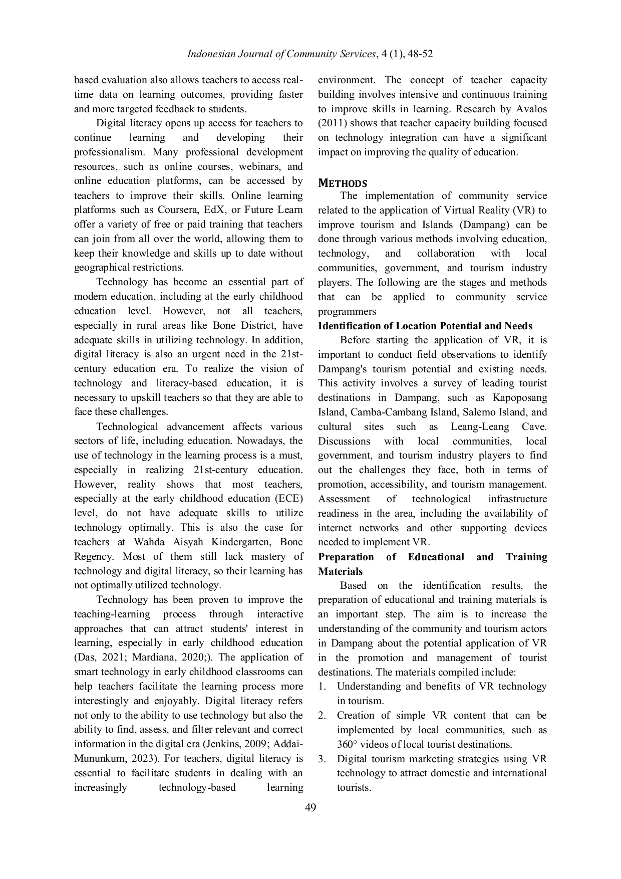 JURIS Introduction of Local Tourist Destinations through Virtual Reality to Increase Tourist Attractiveness in the Digital Era in Village Bulukumba District South Sulawesi Province