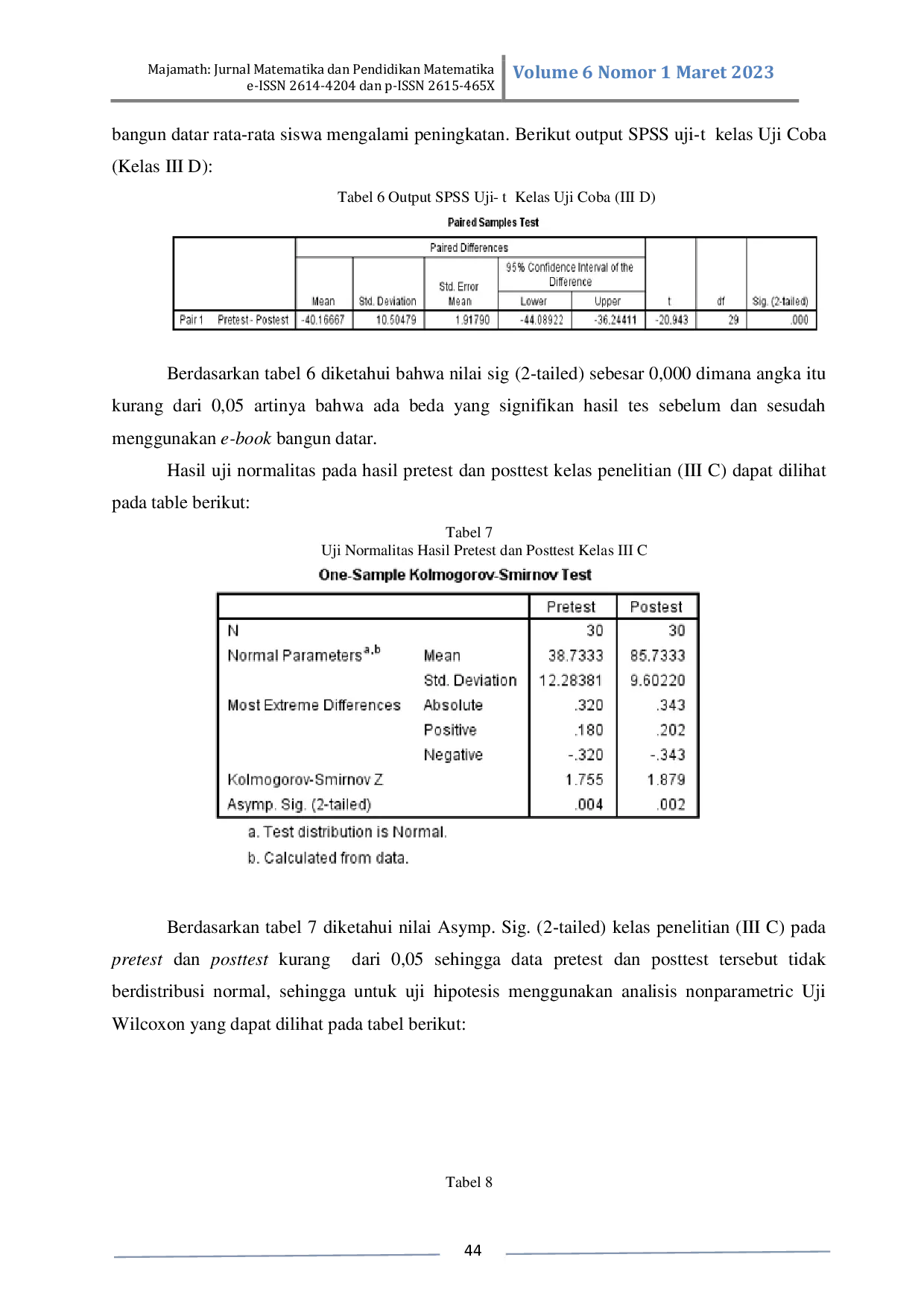 JURIS Pengembangan E Book Bangun Datar untuk Meningkatkan Kemampuan Berpikir Kritis Siswa Kelas III Sekolah Dasar