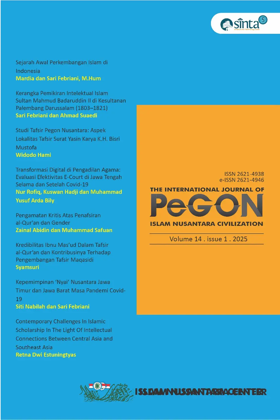 JURIS Kepemimpinan Nyai Nusantara Jawa Timur dan Jawa Barat Masa Pandemi Covid 19