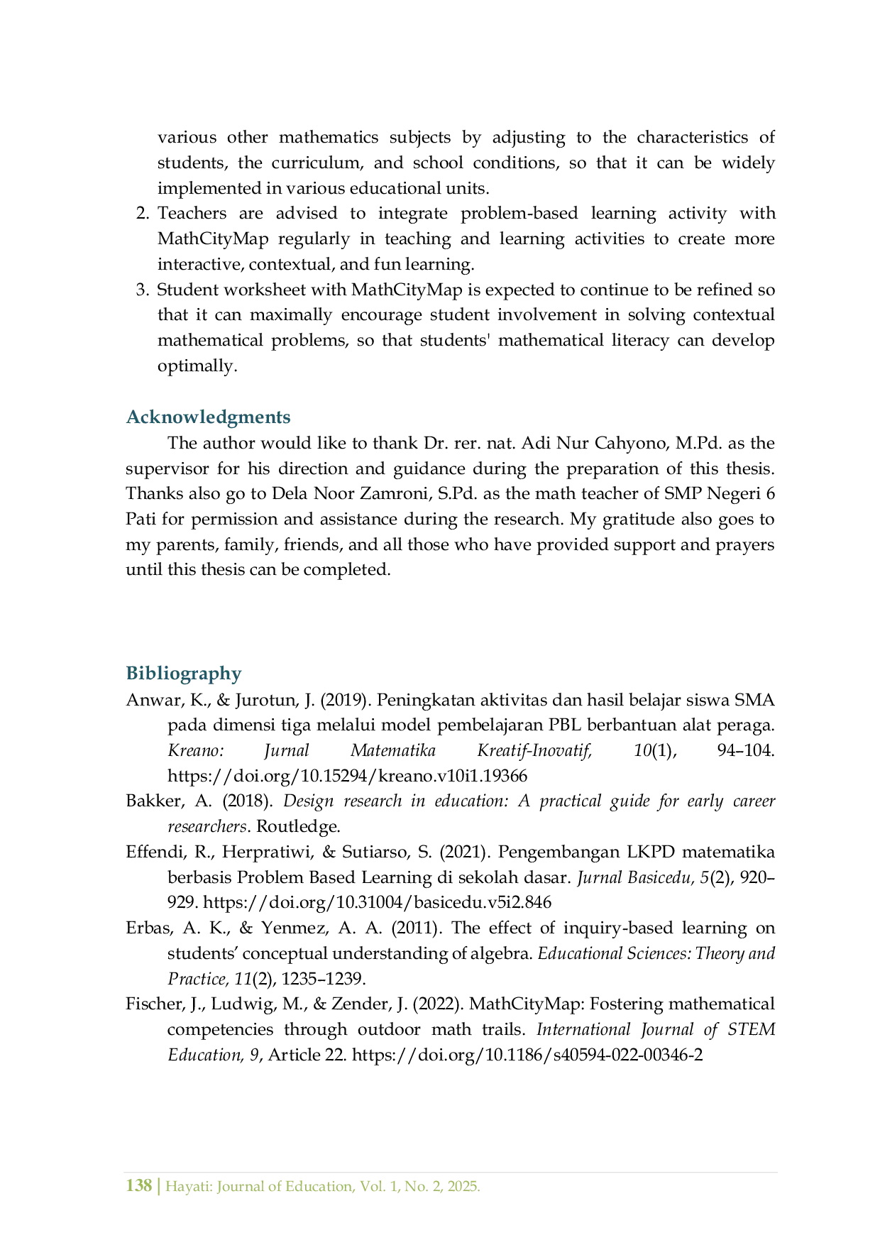 JURIS Learning Activity with Problem Based Learning Using Student Worksheet Assisted by MathCityMap to Improve Students Mathematical Literacy