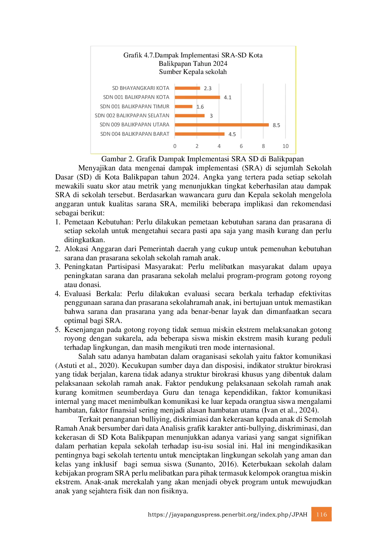 JURIS Peran Sekolah Ramah Anak Dalam Penguatan Kearifan Lokal Bagi Siswa Miskin Ekstrem Sekolah Dasar di Balikpapan