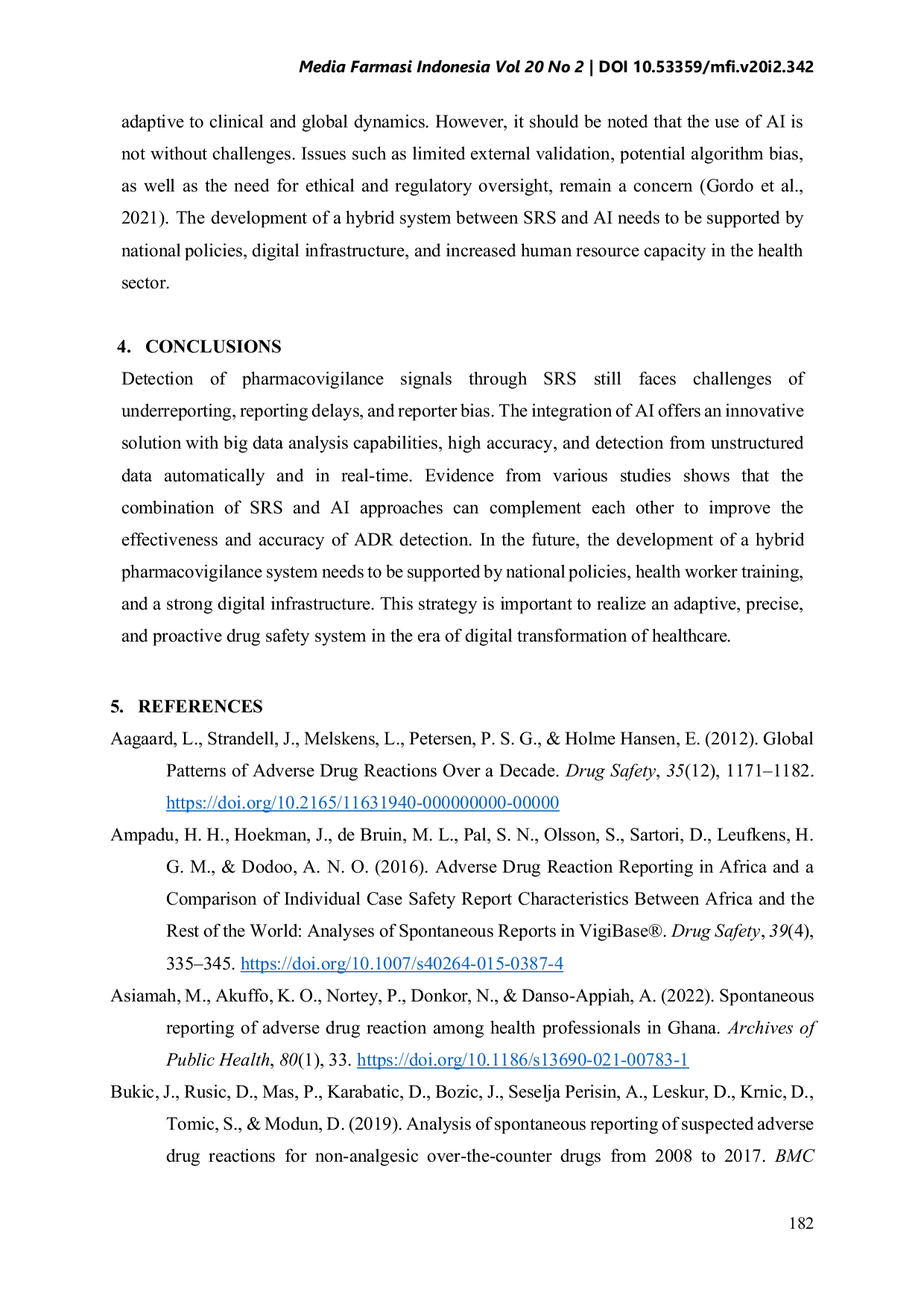 JURIS Transformation In Pharmacovigilance Signal Detection From Spontaneous Reporting System To Artificial Intelligence Integration