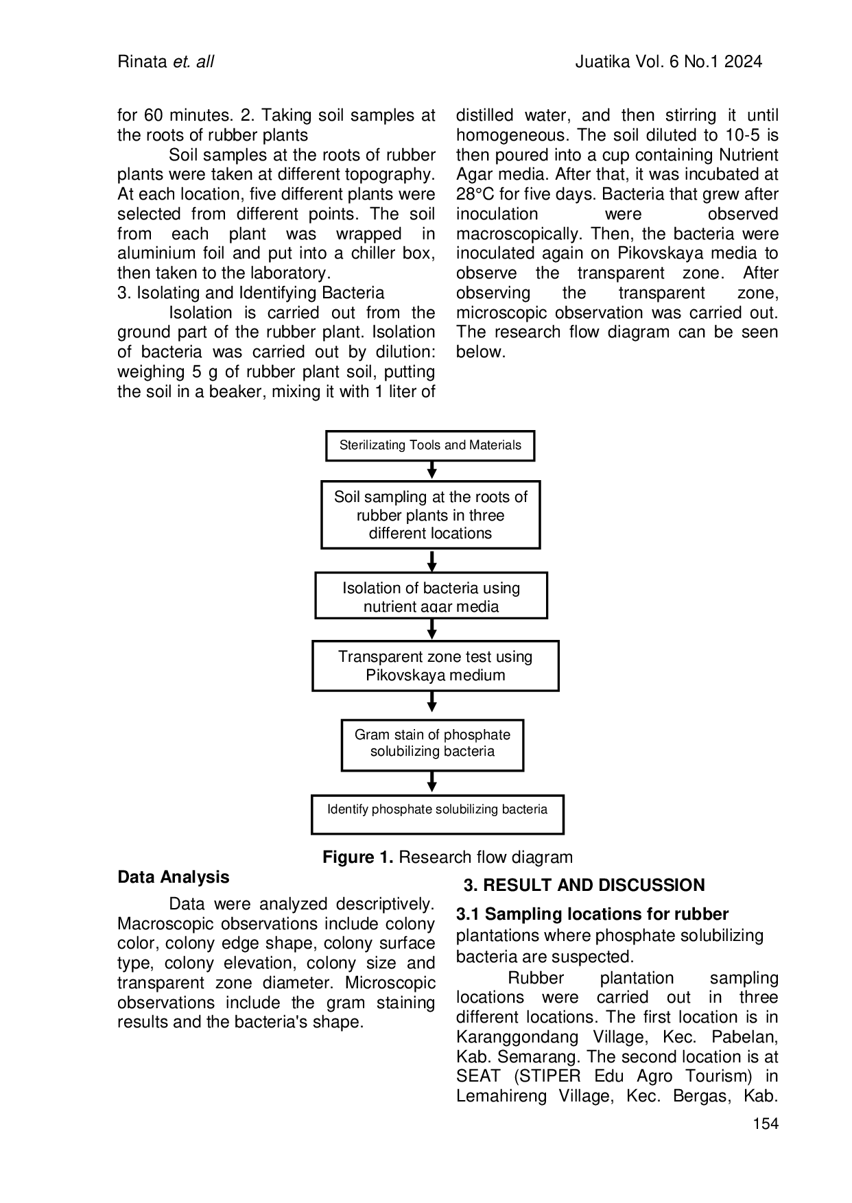 JURIS Exploration of Phosphate Soluting Bacteries Located Near Rubber Plant Hevea brasiliensis Field on Different Topography