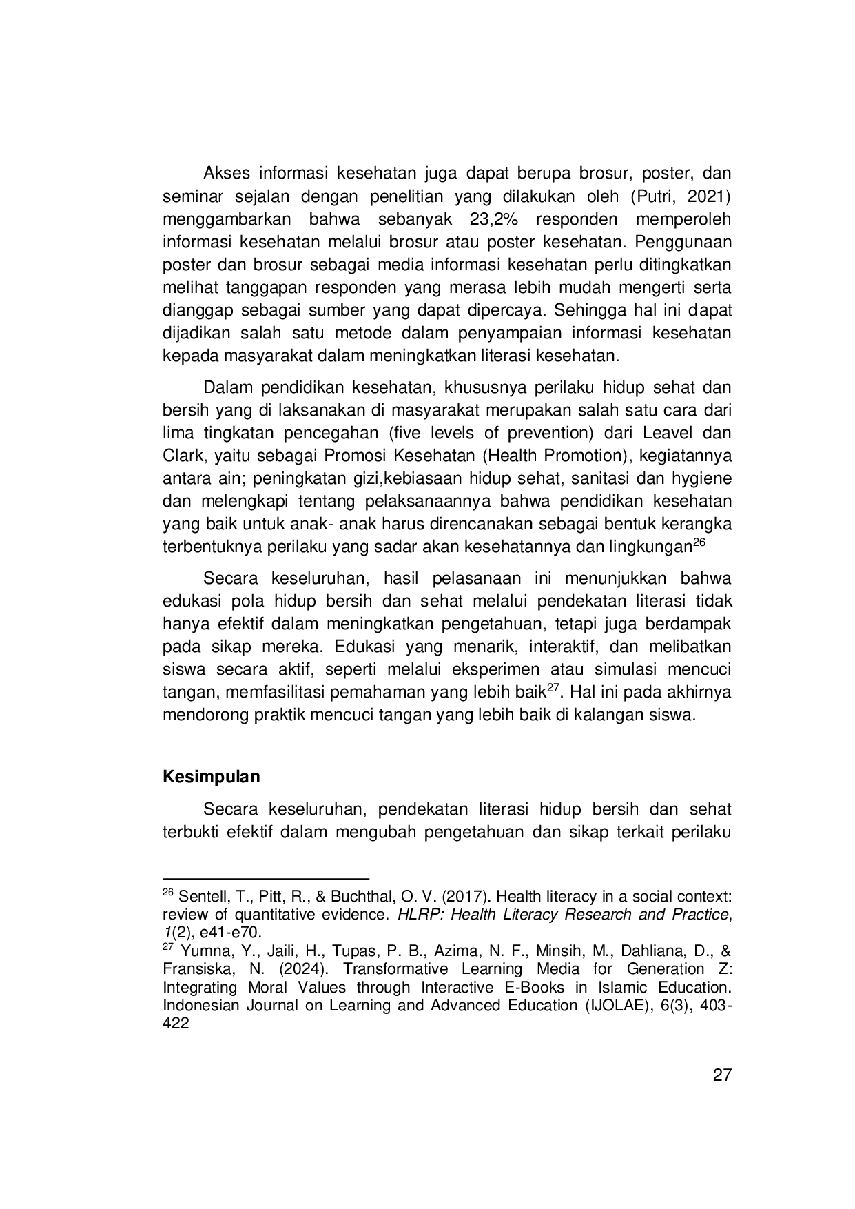 JURIS Edukasi Penerapan Perilaku Hidup Bersih dan Sehat