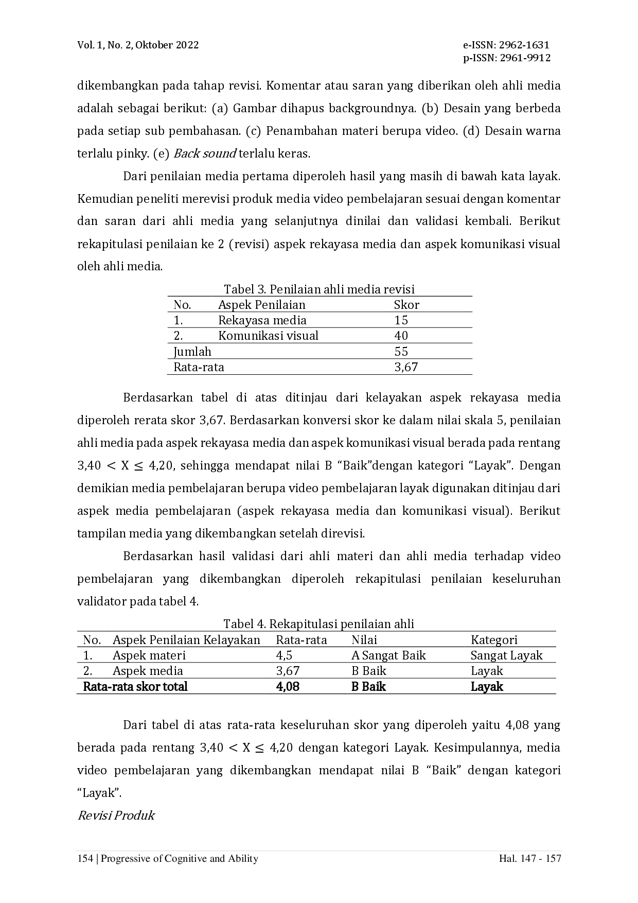 juris Pengembangan Media Pembelajaran Video Kelas III Tema 6 Energi Perubahannya di Sekolah Dasar