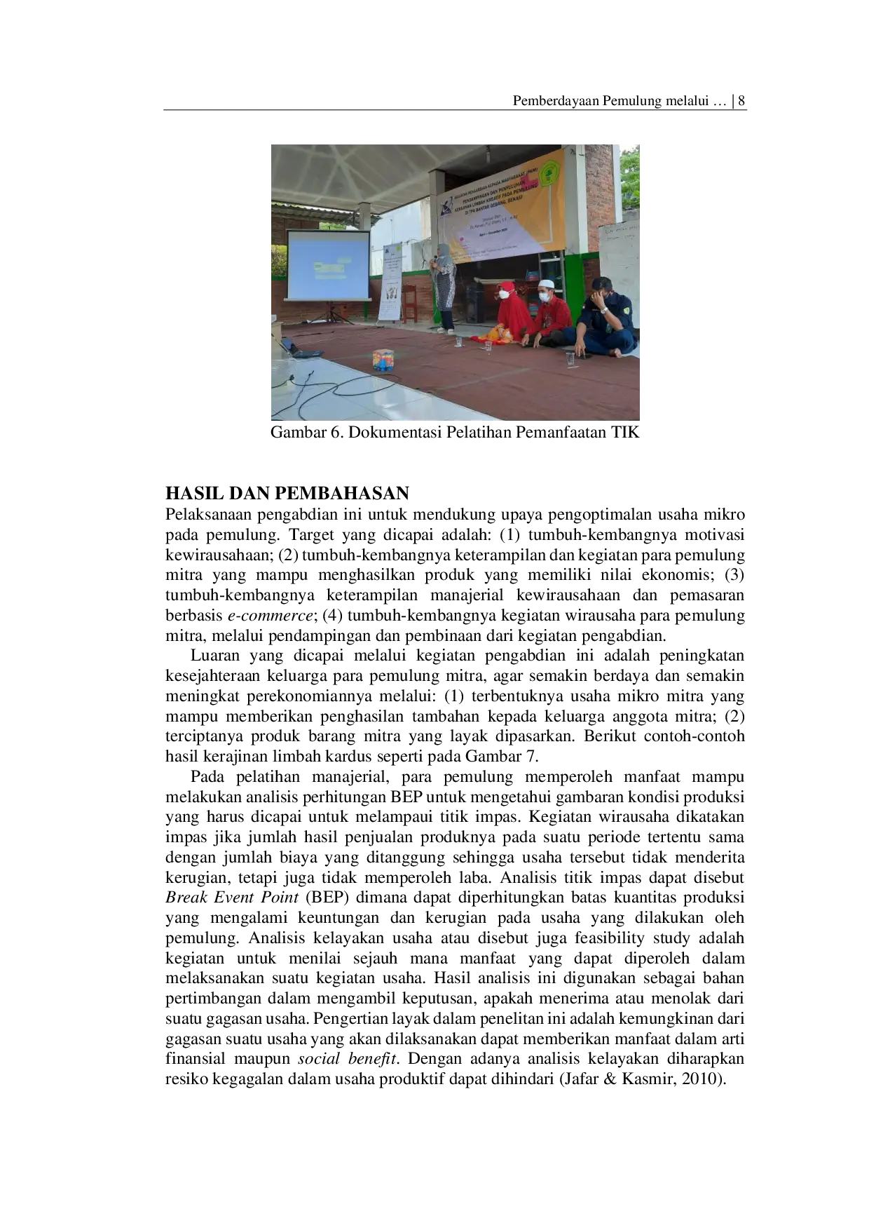 JURIS Pemberdayaan Pemulung melalui Limbah Kardus