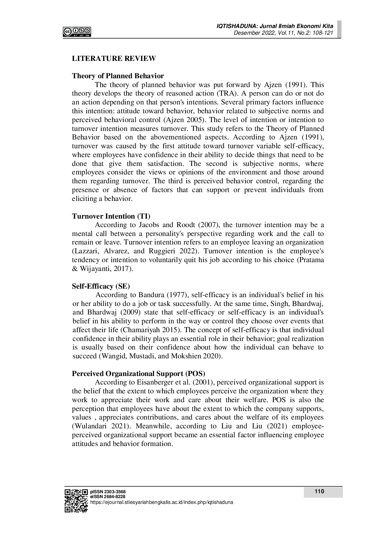 juris Determinants Of Turnover Intention With Organizational Commitment As Moderating