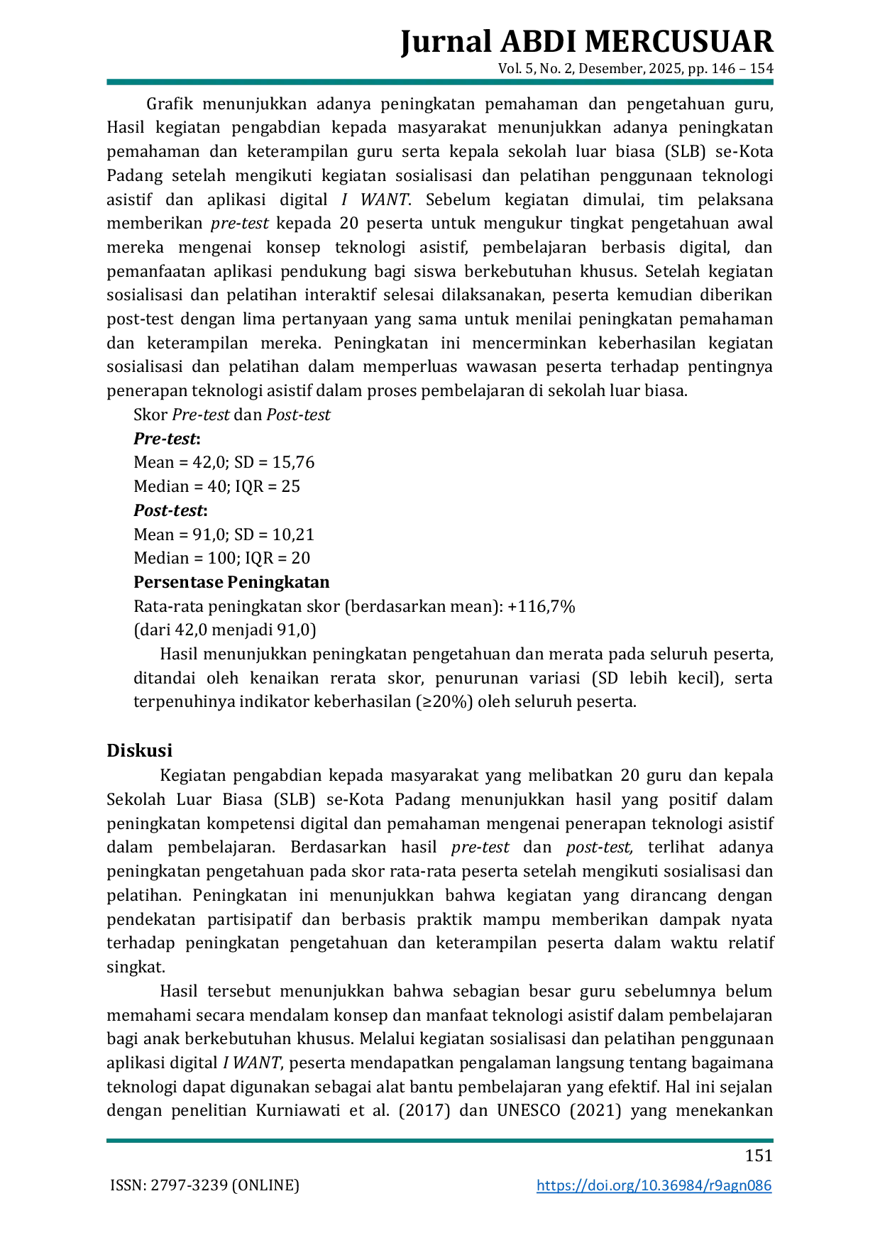 JURIS Pelatihan Pengembangan Aplikasi Digital sebagai Upaya Meningkatkan Kompetensi Teknologi Asistif bagi Guru Sekolah Luar Biasa