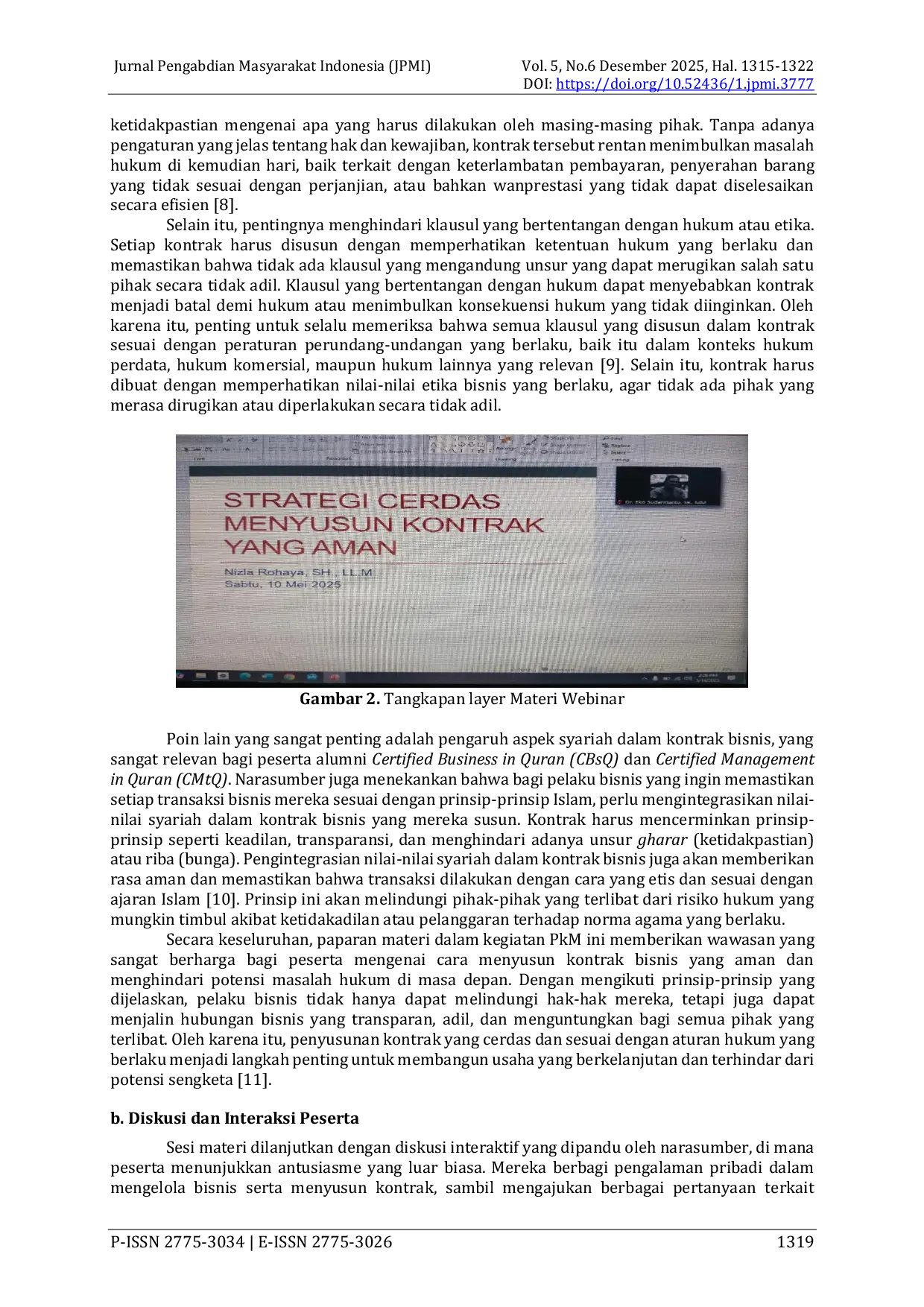 JURIS Webinar PkM Strategi Menyusun Kontrak Bisnis yang Aman