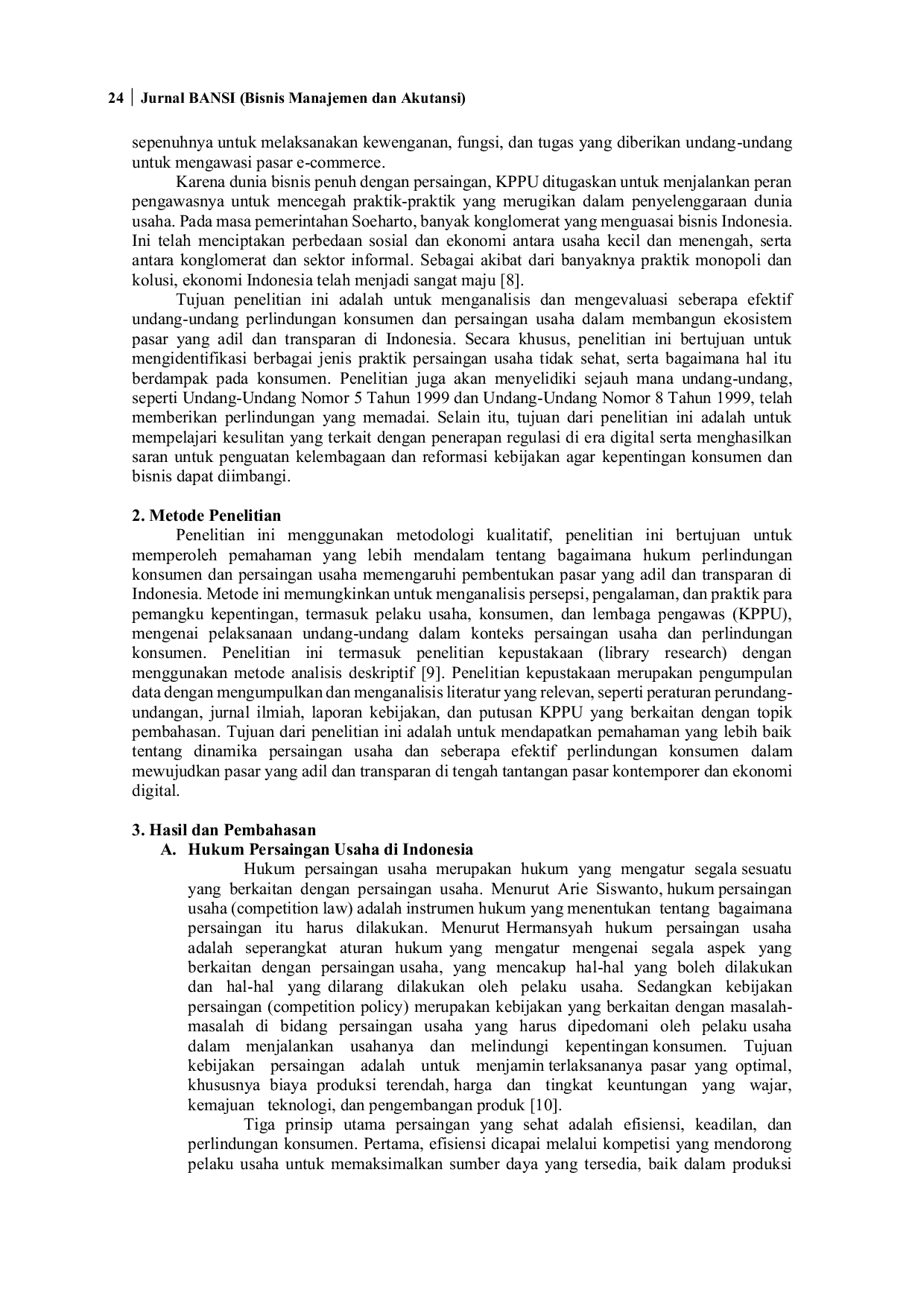 JURIS Hukum Persaingan Usaha dan Perlindungan Konsumen Mewujudkan Pasar yang Adil dan Transparan