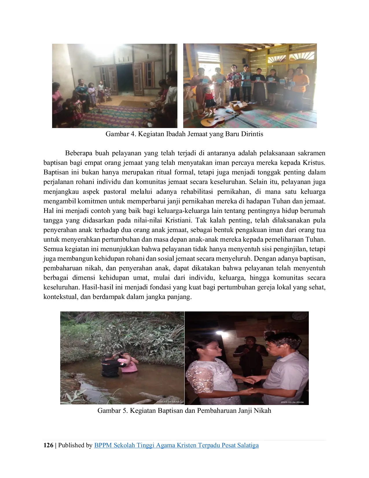 JURIS Implementasi Ilmu Teologi melalui Proyek Praktek Pengalaman Lapangan Studi pada Pelayanan Perintisan Jemaat GPIAI Efata Sejowet Wilayah Kalimantan Barat