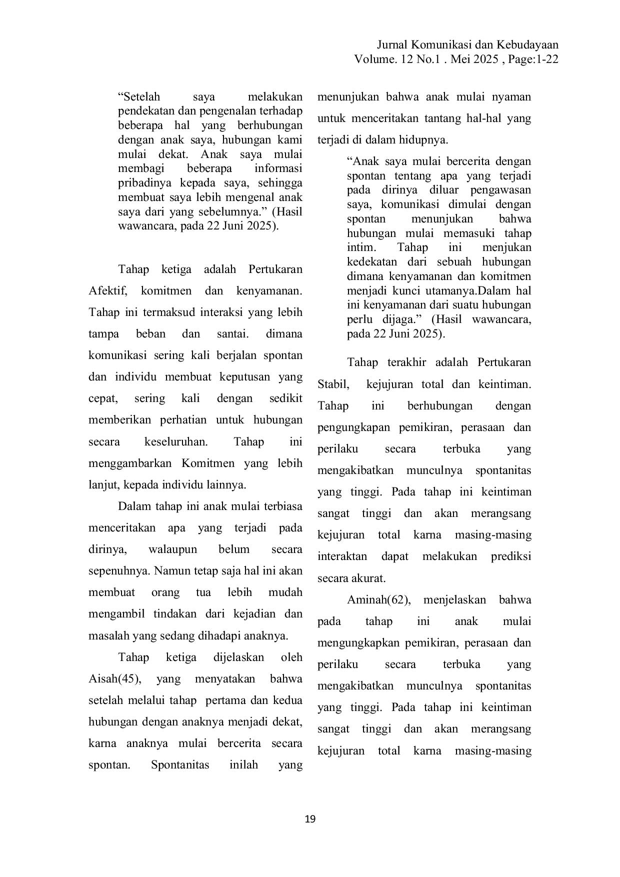 JURIS POLA KOMUNIKASI ORANG TUA DALAM MENGATASI KENAKALAN REMAJA Studi Pada Masyarakat Kelurahan Penanae