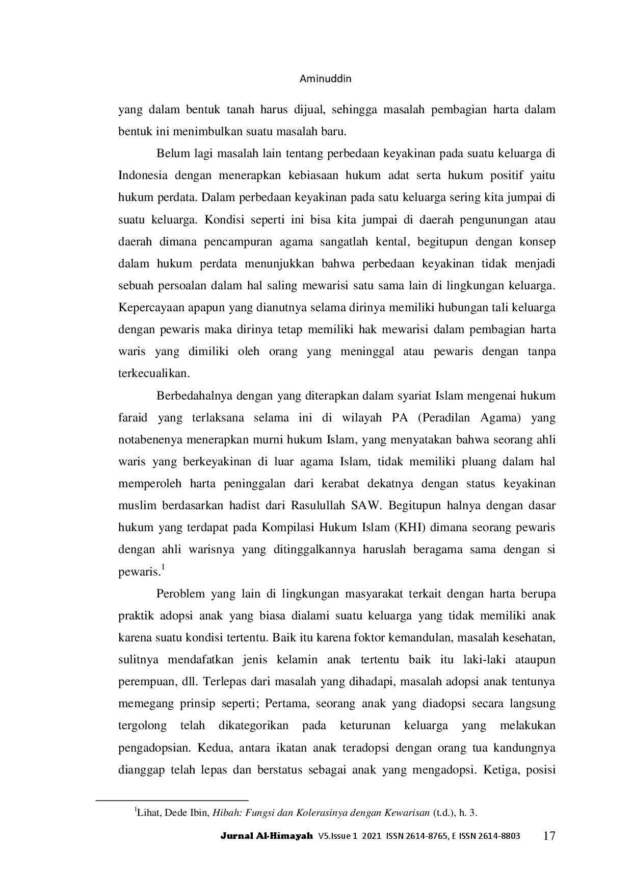 juris Alasan Harta Kepemilikan Orang Tua Terbagi di Awal Sebelum Adanya Kematian di Kec Binuang Kab Polewali Mandar