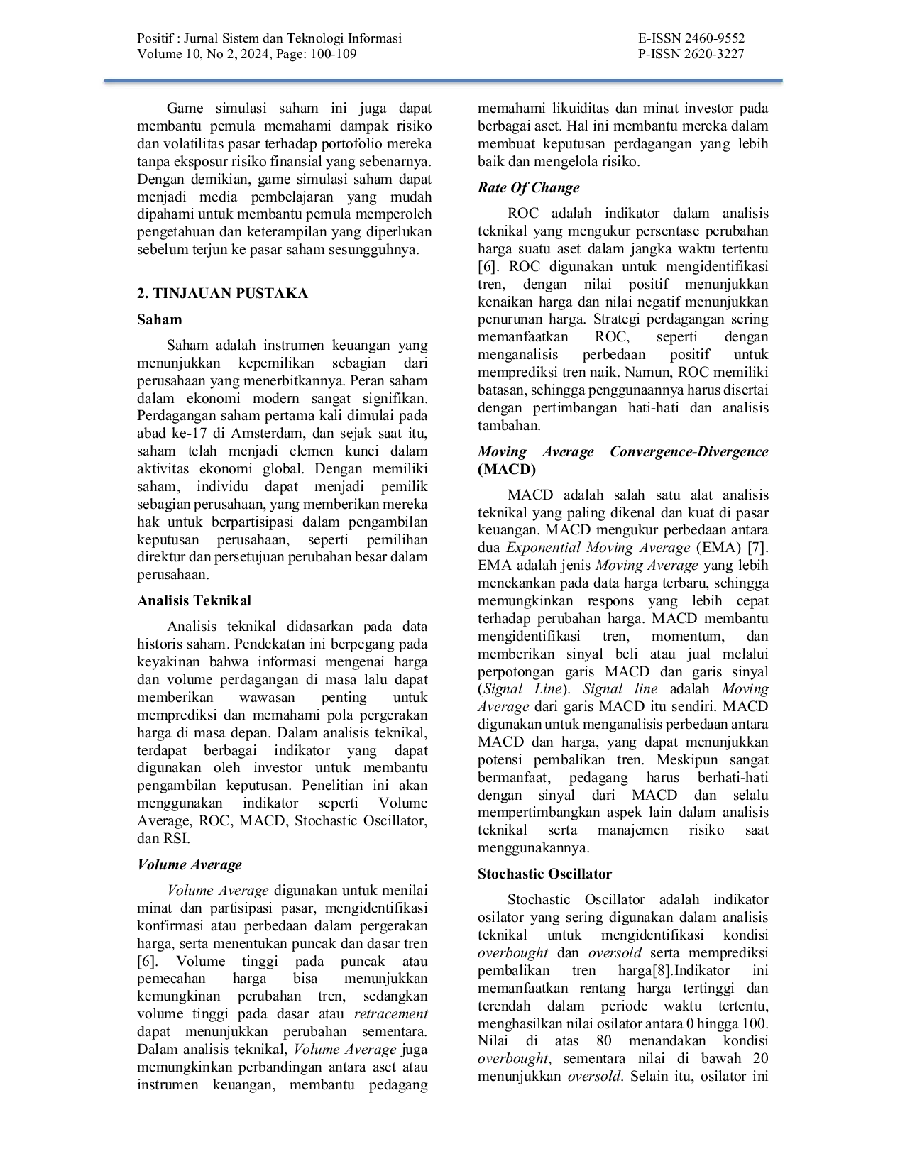 JURIS Rancang Bangun Game Stock Street Saga Berdasarkan Analisis Teknikal