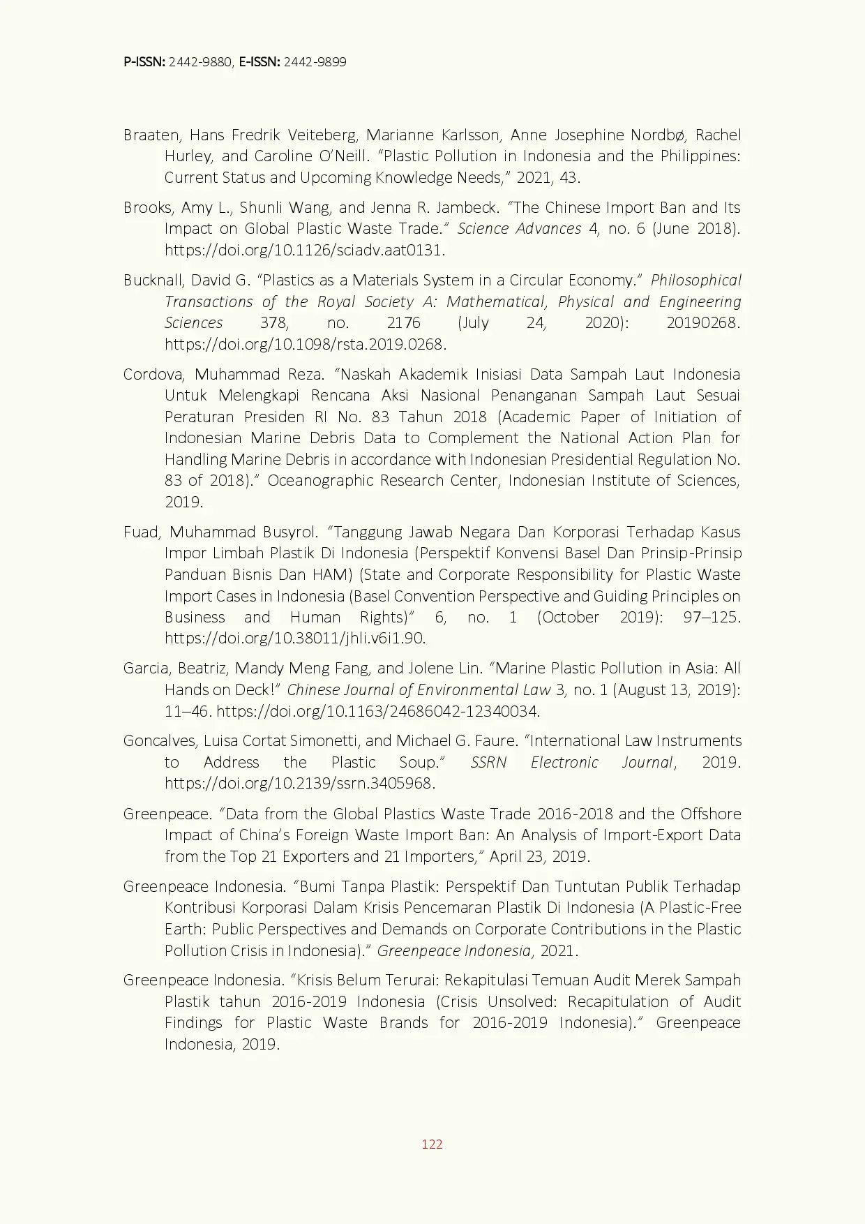 juris Plastic Waste Management in Indonesia Current Legal Approaches and Future Perspectives