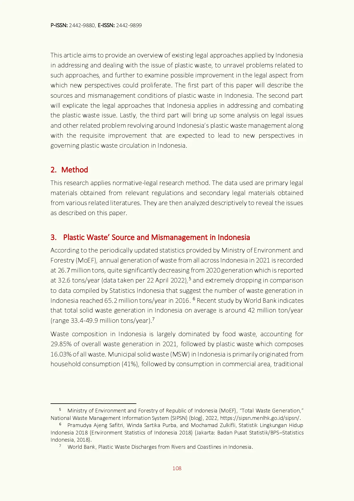 juris Plastic Waste Management in Indonesia Current Legal Approaches and Future Perspectives